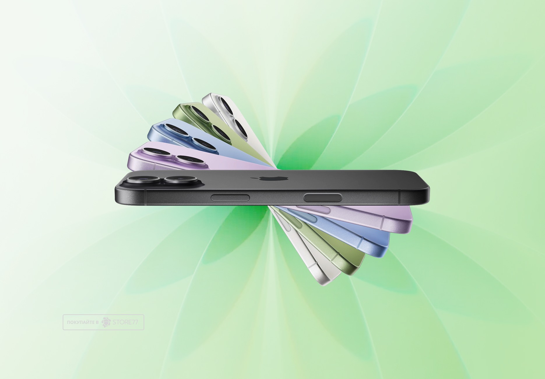 Телефон Apple iPhone 17 512 ГБ, цвет: шалфейный (Sage)