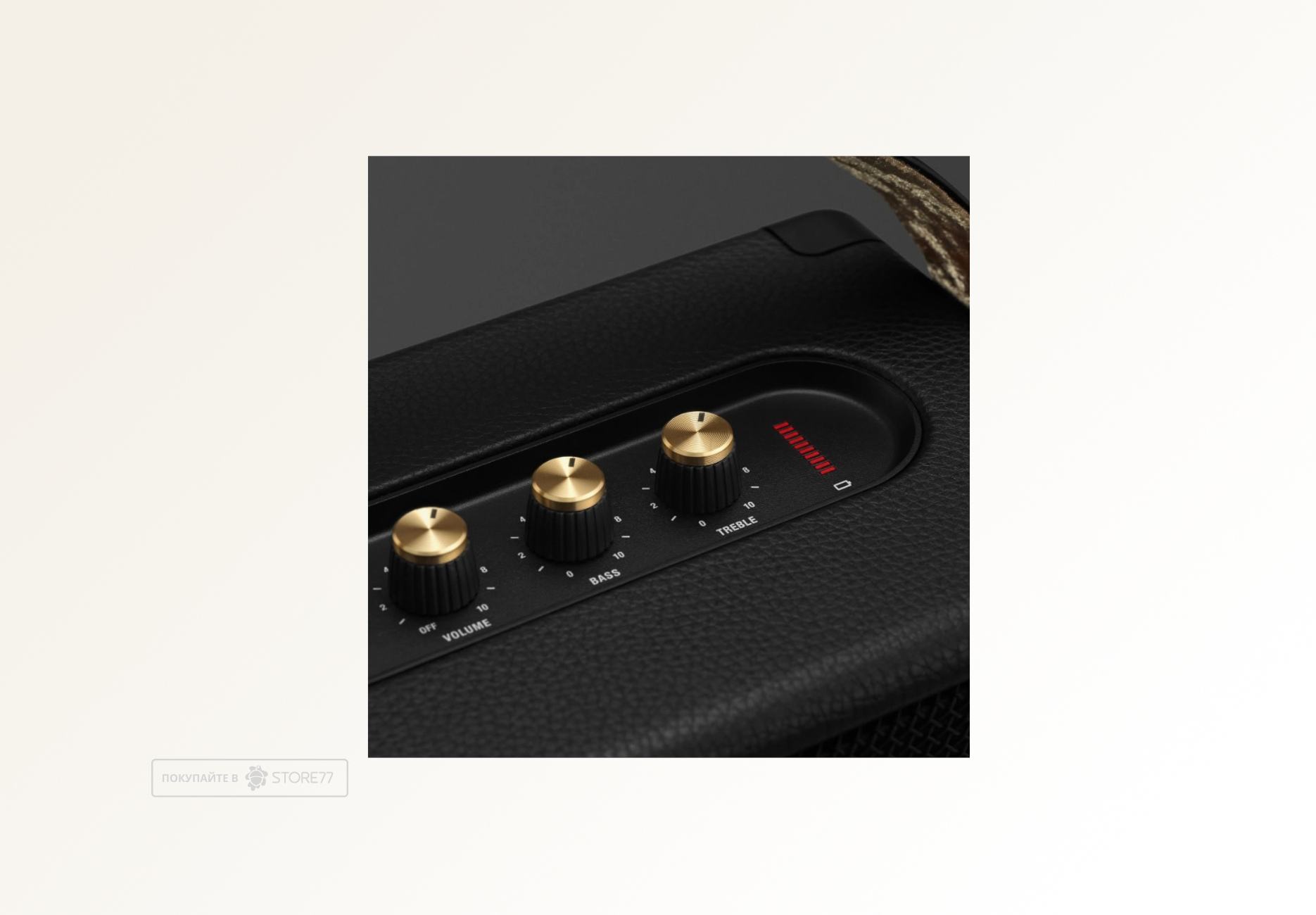 Портативная акустика Marshall KillBurn 2, цвет: черная/латунь (Black/Brass)
