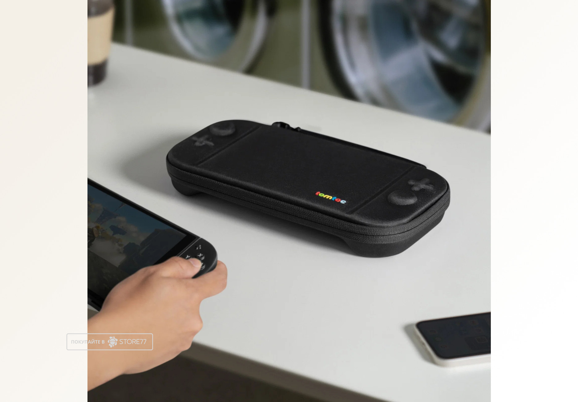 Чехол Tomtoс Gaming для Nintendo Switch 2 (Черный)