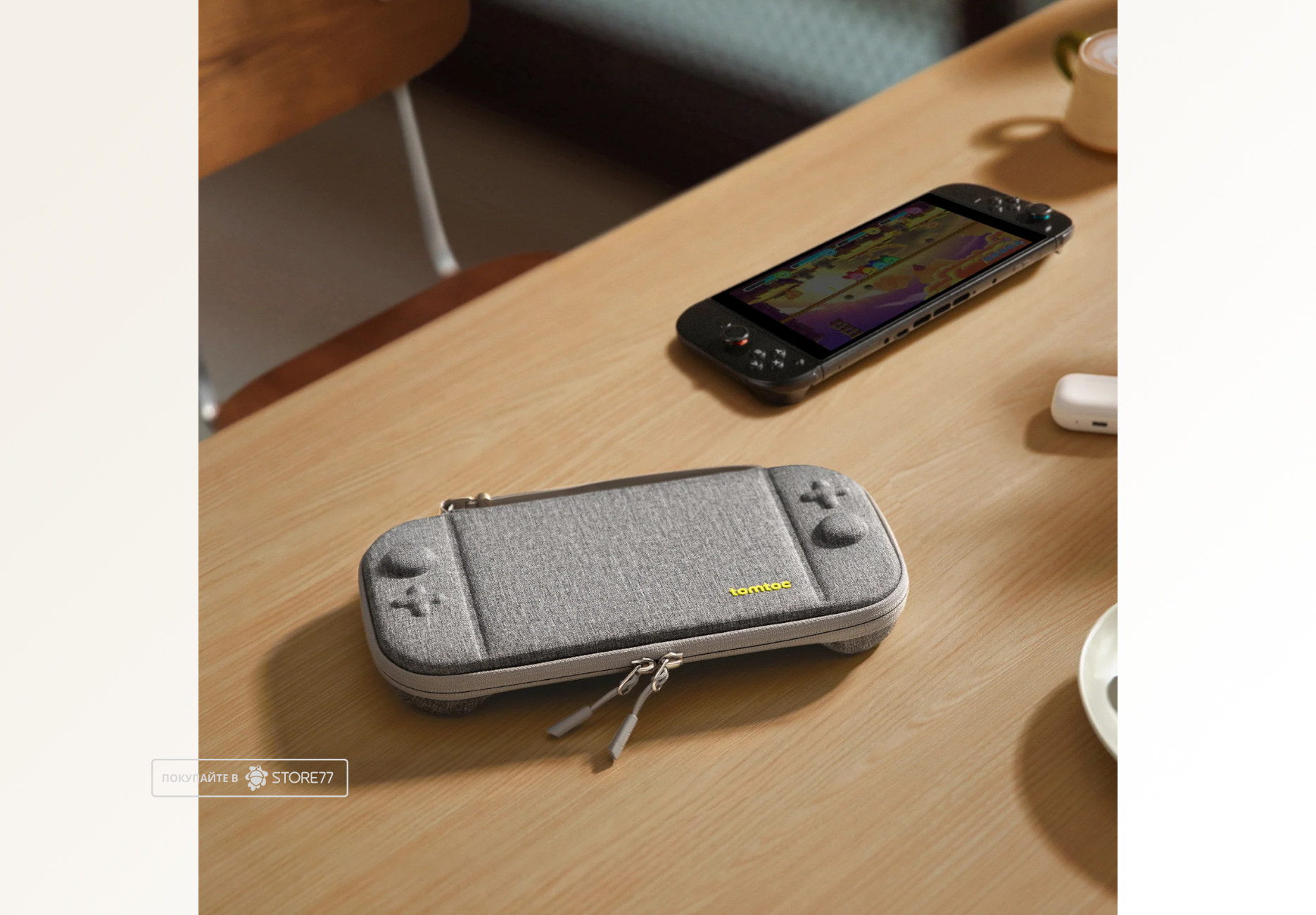 Чехол Tomtoс Gaming для Nintendo Switch 2 (Серый)