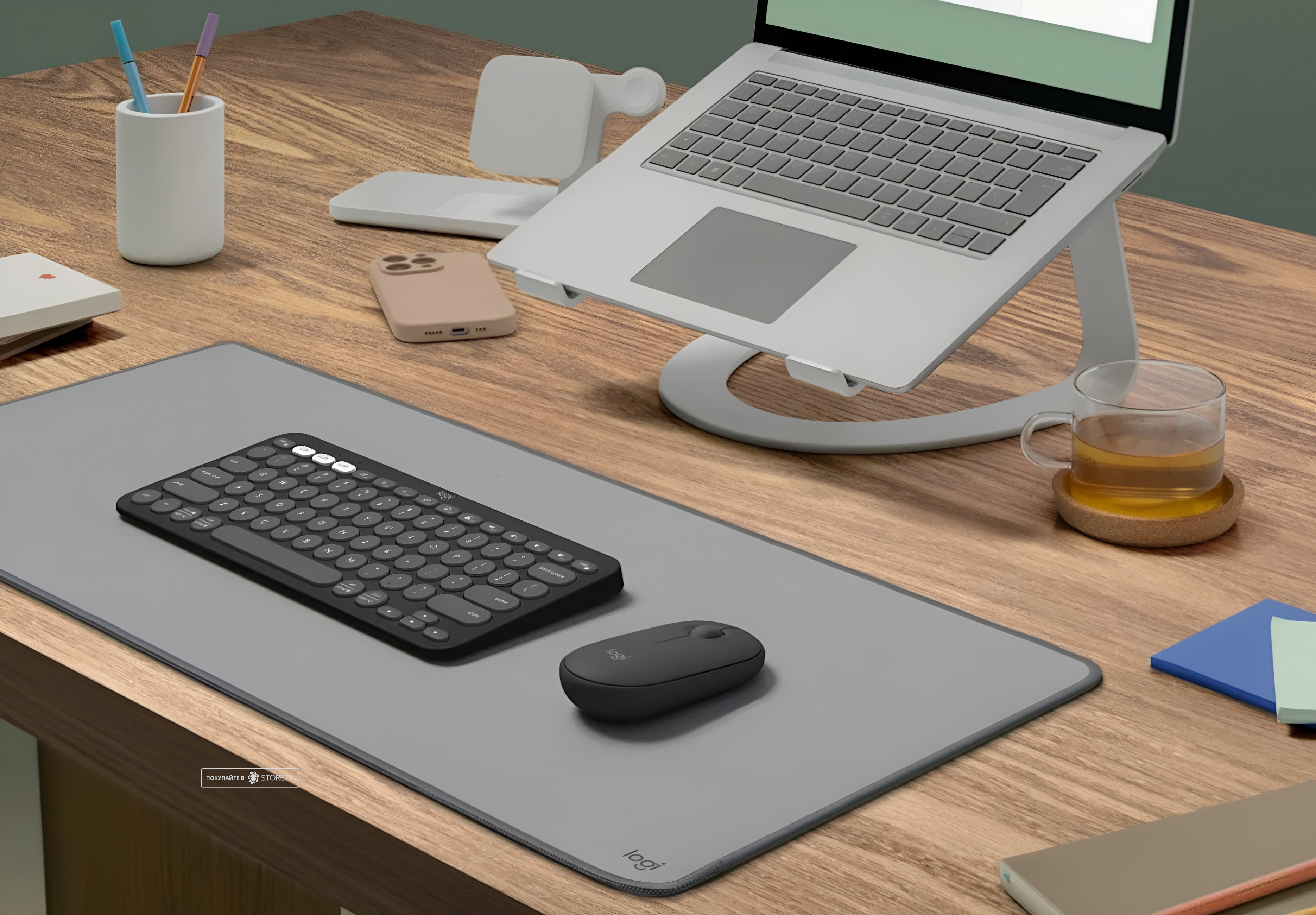 Беспроводная мышь Logitech Pebble 2 M350S (Графитовая)