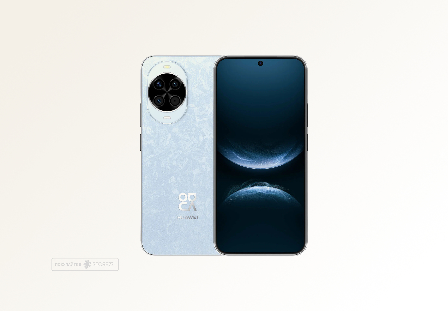 Телефон Huawei Nova 14 12/256 ГБ цвет: кристальный синий (Crystal Blue)