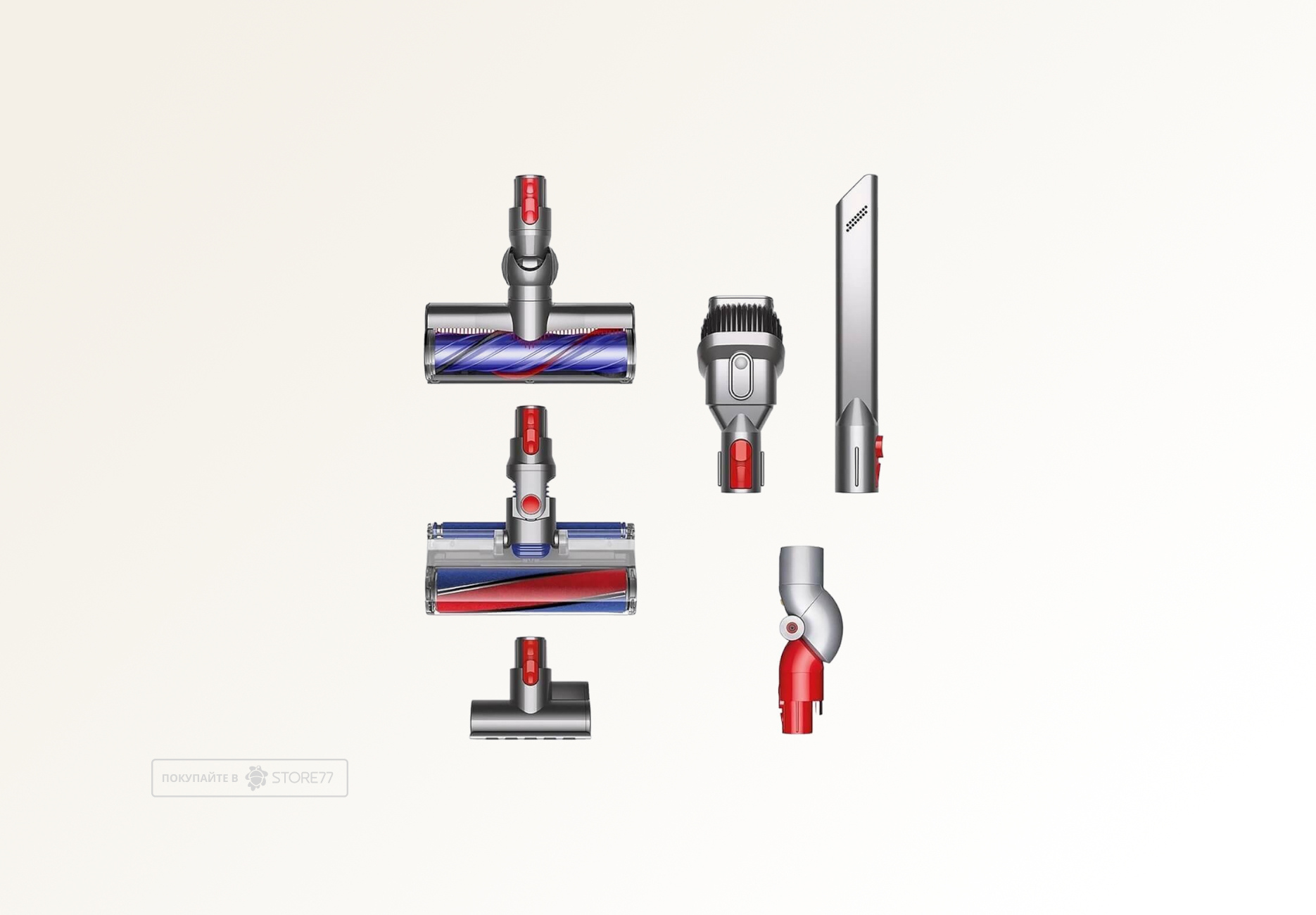 Беспроводной пылесос Dyson V8 Absolute (Серый/Никель)