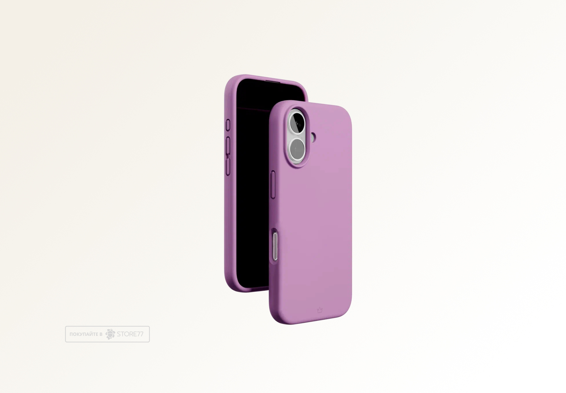 Чехол защитный VLP Aster Case с поддержкой MagSafe для iPhone 16 (Лавандовый)