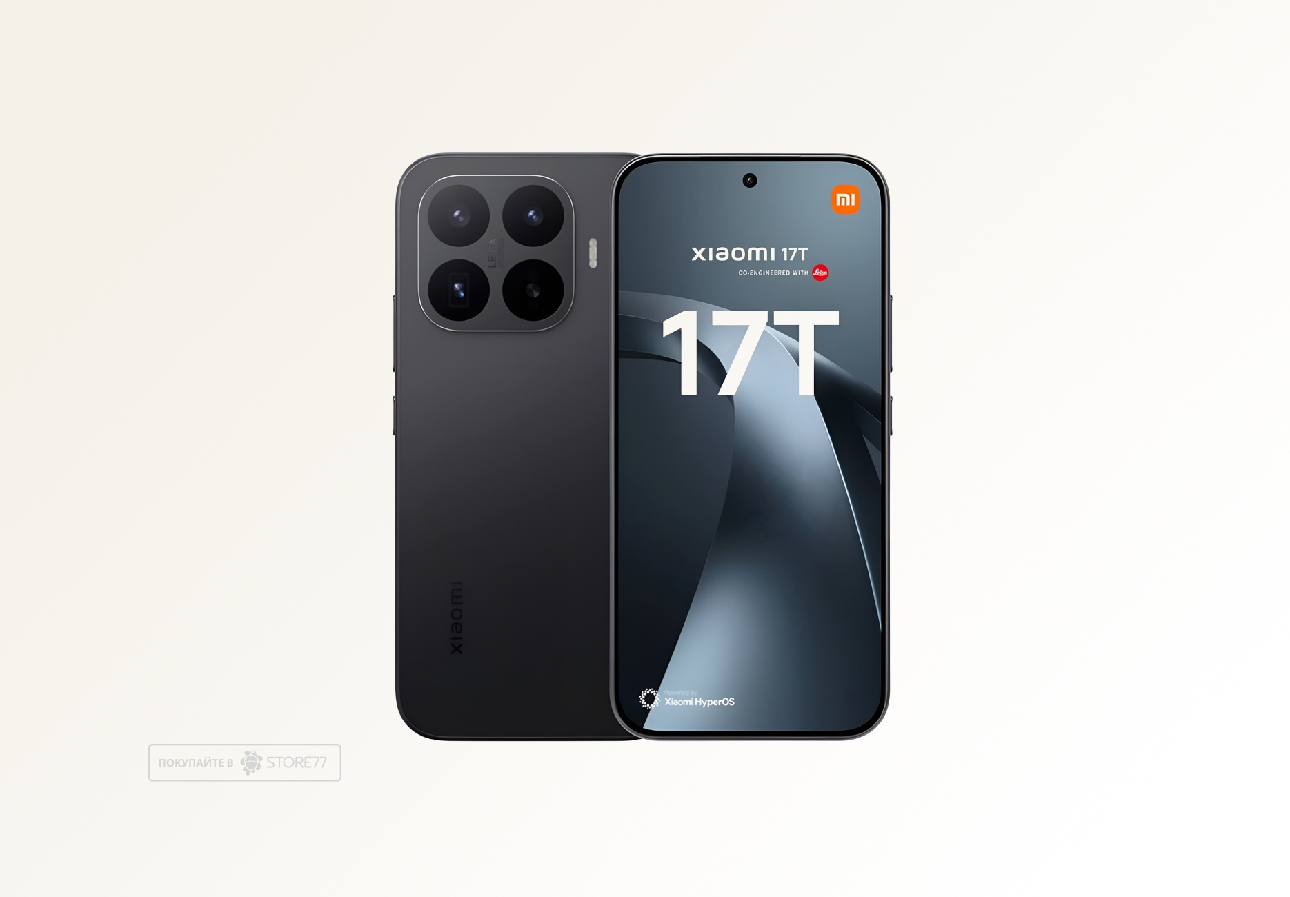 Телефон Xiaomi 17T 12/256 ГБ, цвет: черный (Black)