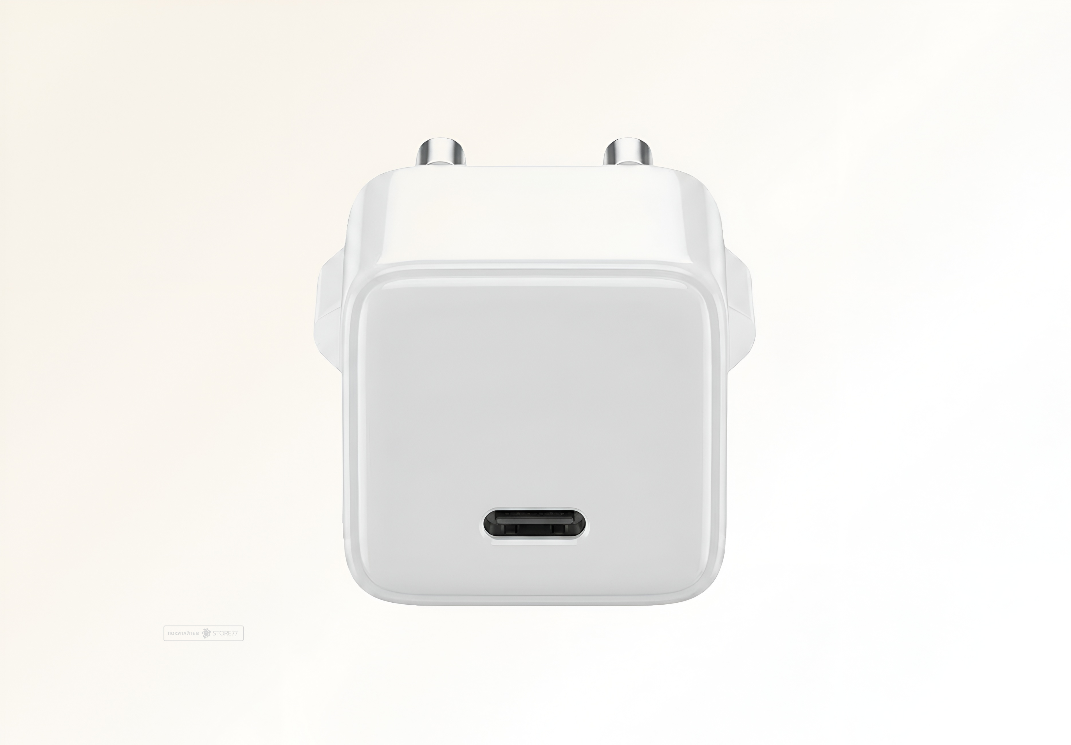 Сетевое зарядное устройство JUST USE 30 Вт GaN USB-С (Белое)