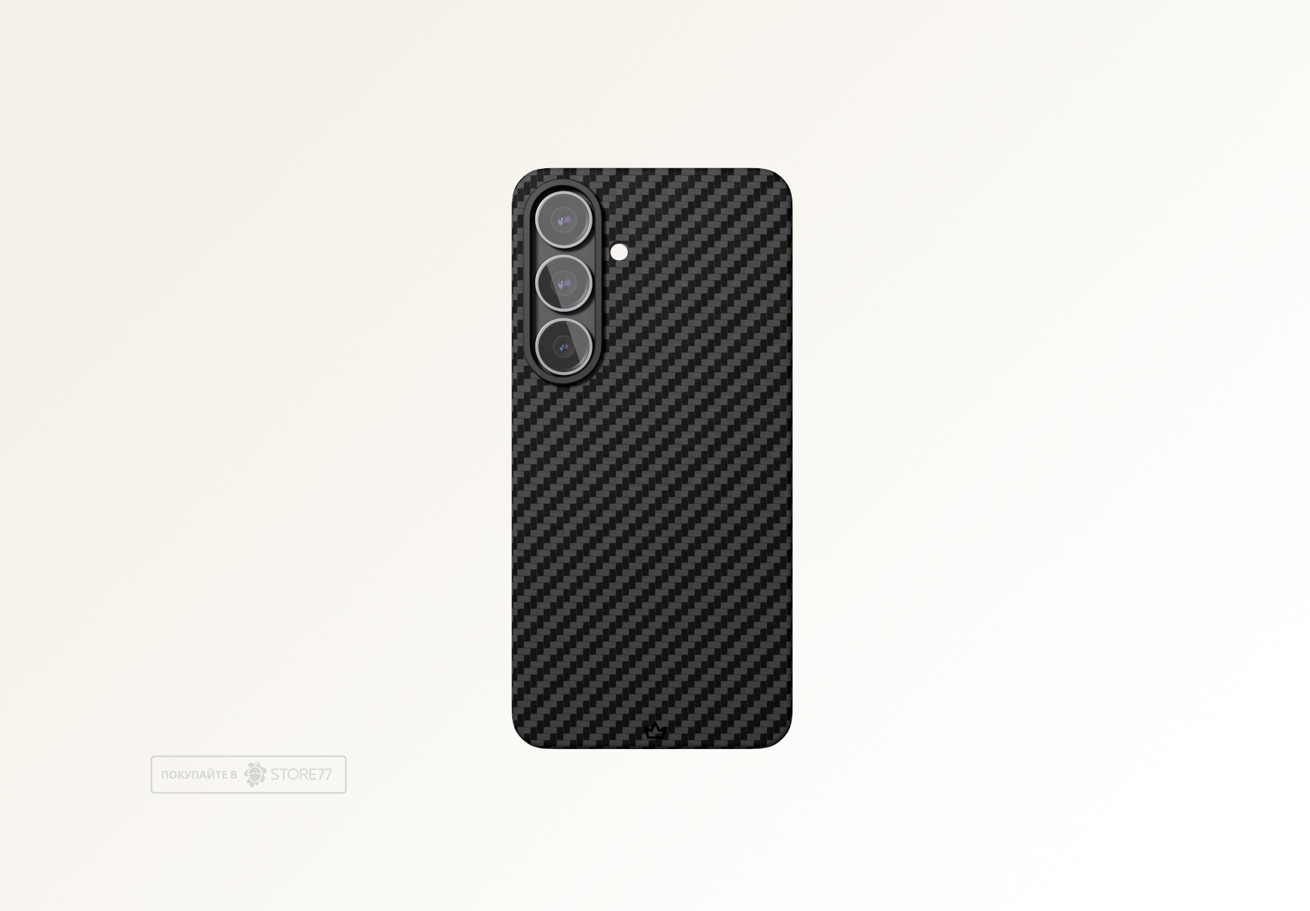Чехол защитный VLP Kevlar Case с поддержкой MagSafe для Samsung Galaxy S25 (Черный)