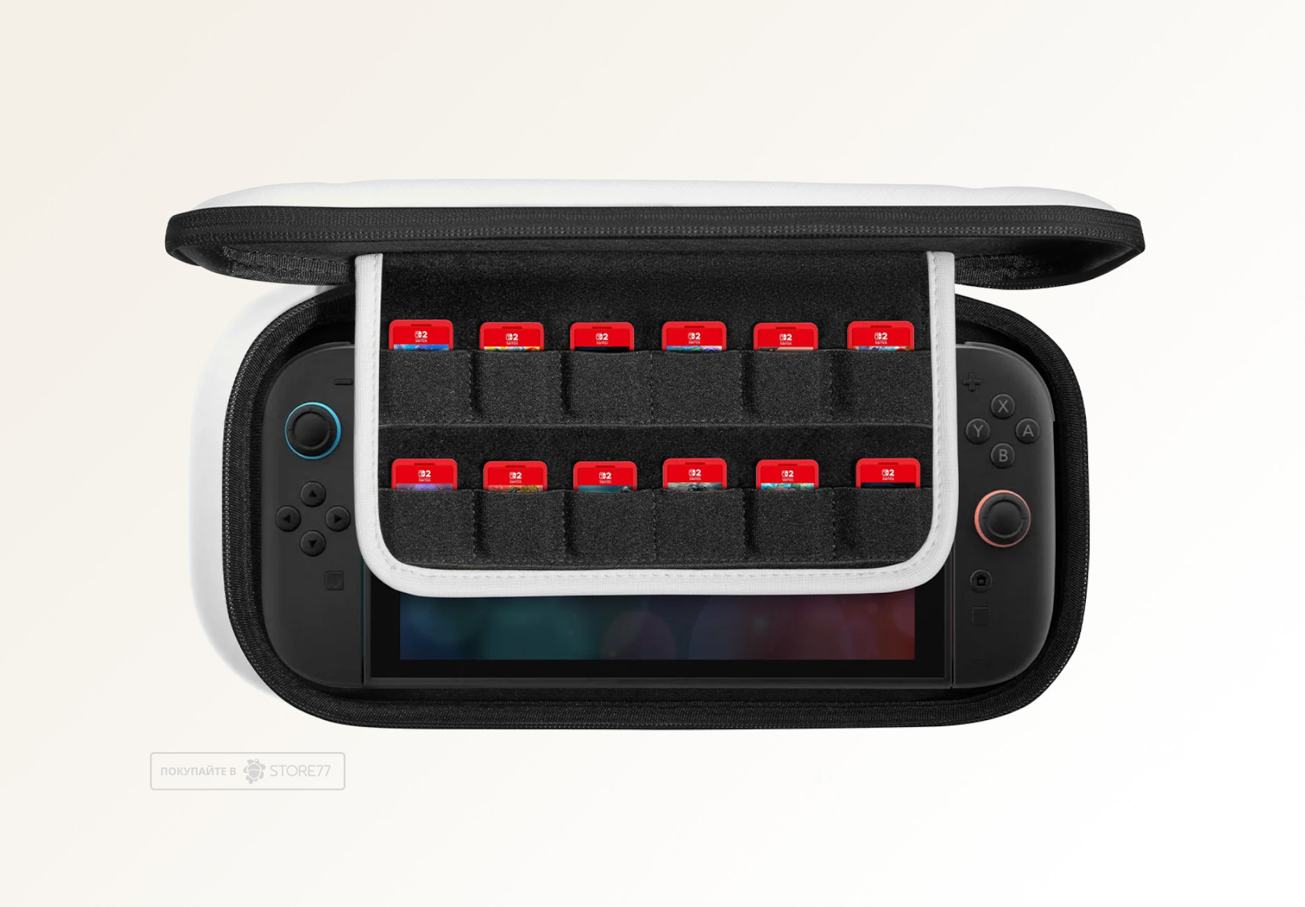 Чехол Tomtoс Gaming для Nintendo Switch 2 (Белый)