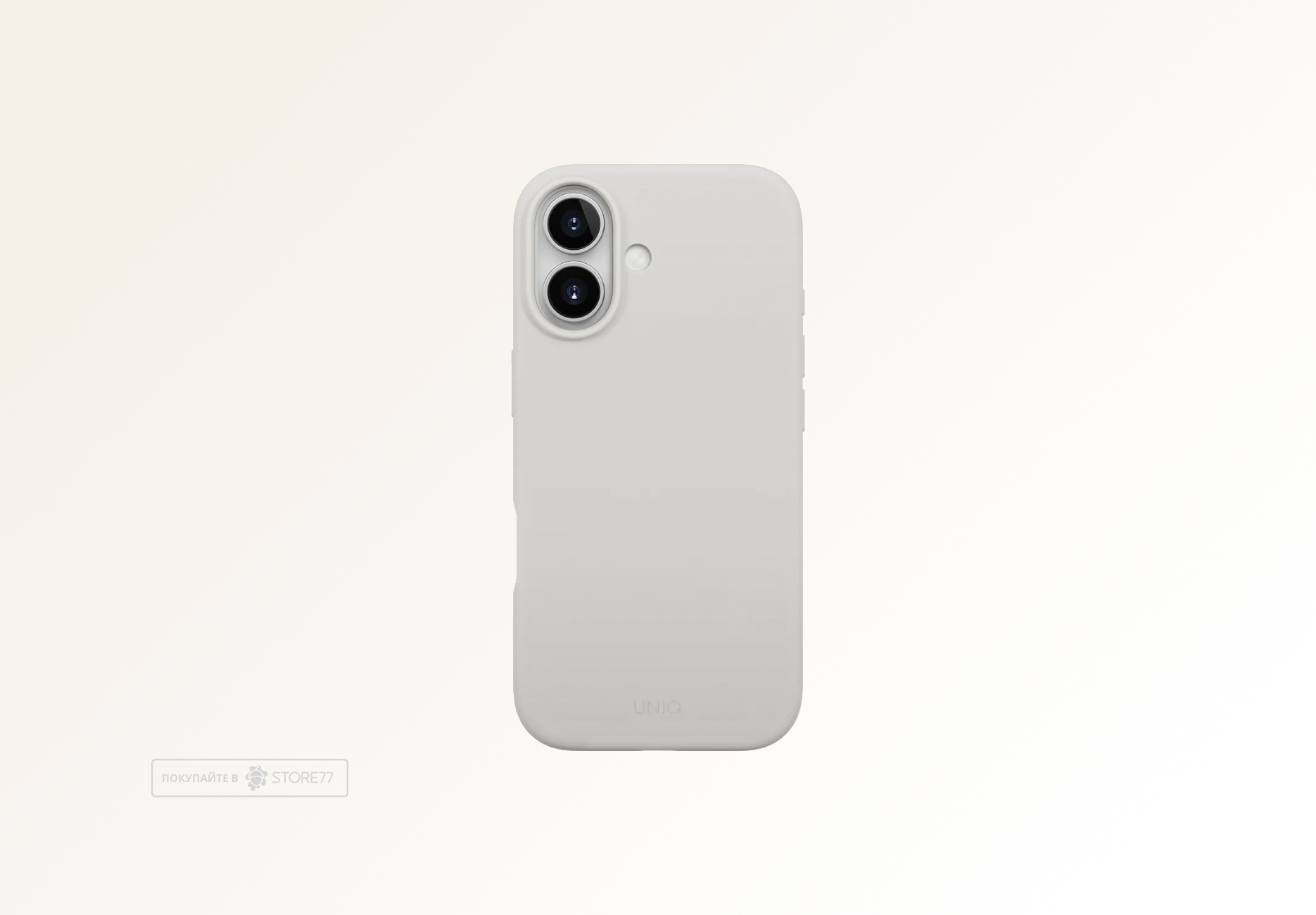 Чехол Uniq Lino с поддержкой MagSafe для iPhone 17 (Серый)