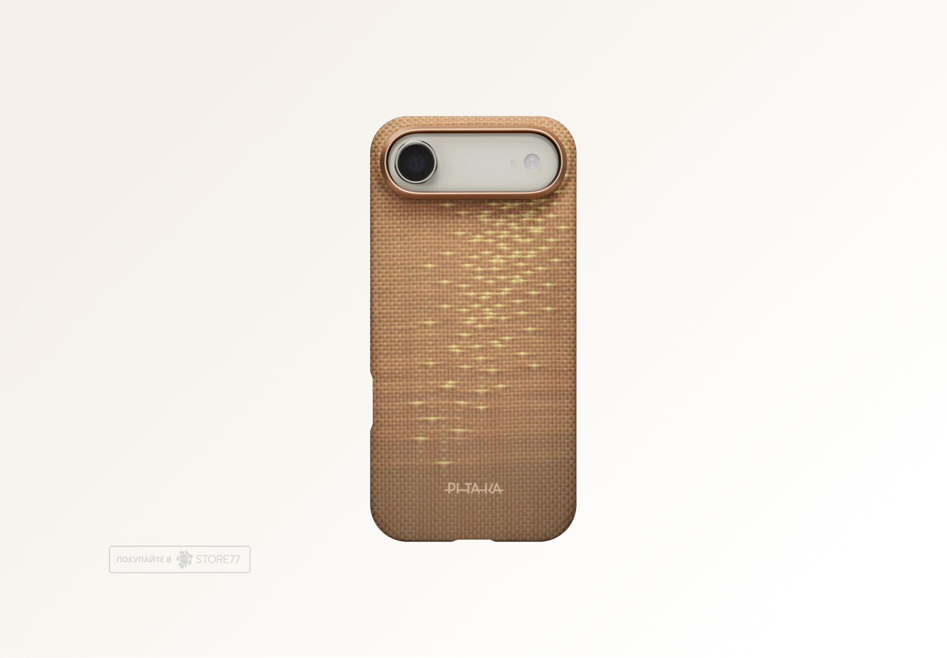 Чехол Pitaka Ultra-Slim Case для iPhone Air, принт: золотой/звезды (Golden Glint)