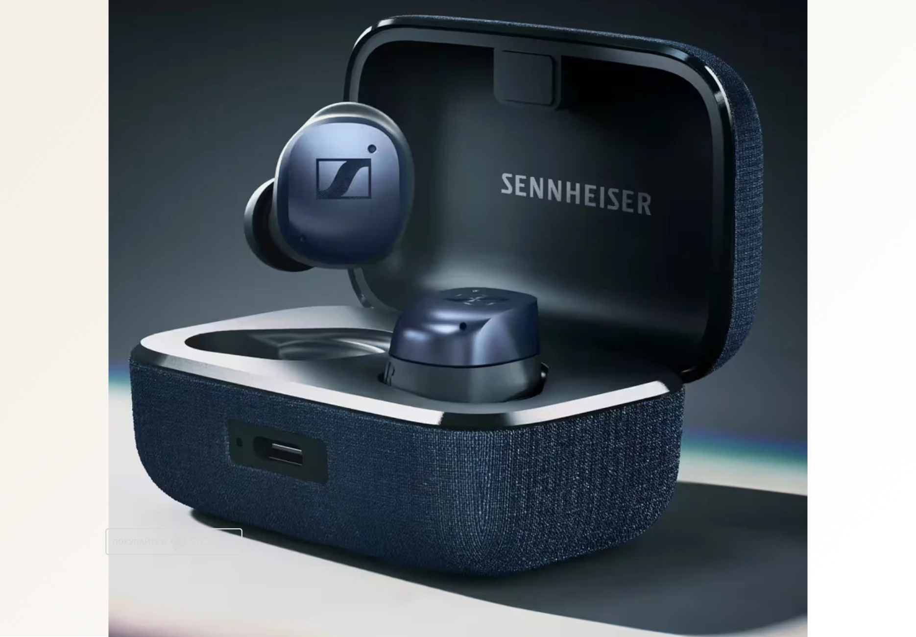 Беспроводные наушники Sennheiser Momentum True Wireless 4, цвет: синий деним (Denim Blue)