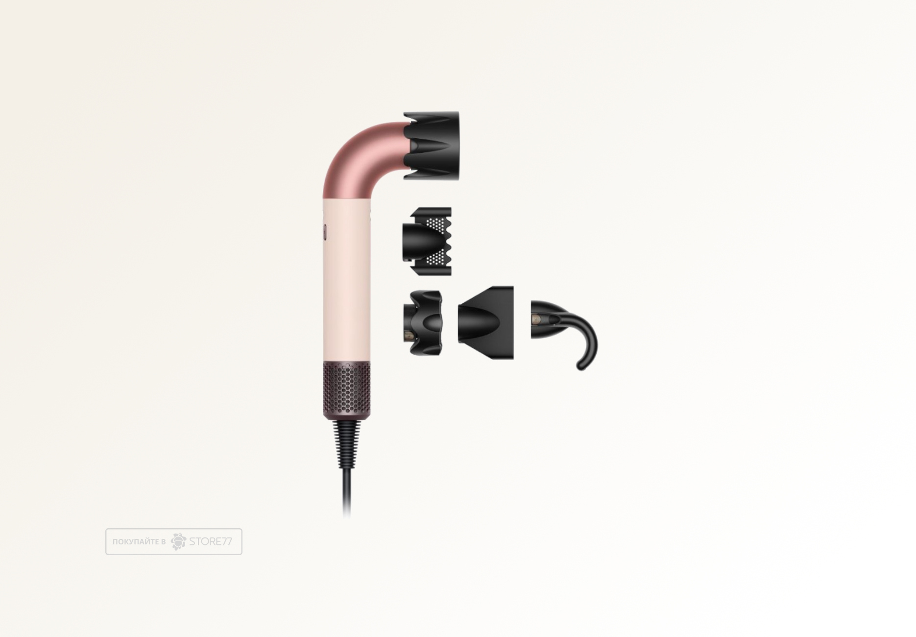 Фен Dyson Supersonic HD17 R Pro для прямых волос (Straight+Wavy), цвет: керамический розовый (Ceramic Pink)