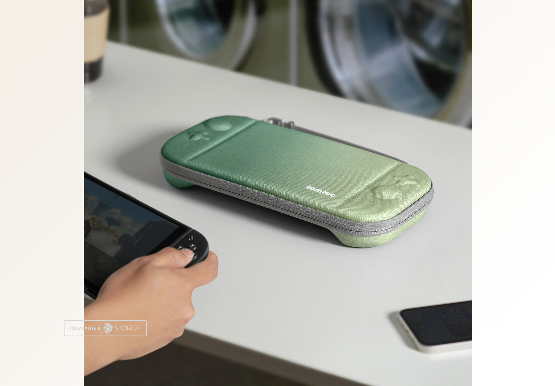 Чехол Tomtoс Gaming для Nintendo Switch 2 (Зеленый)