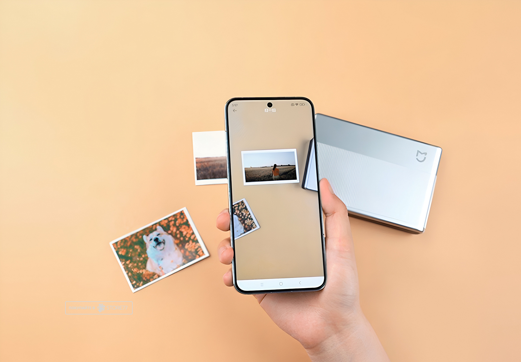 Фотопринтер Xiaomi Portable Photo Printer 1S (Cеребристый)