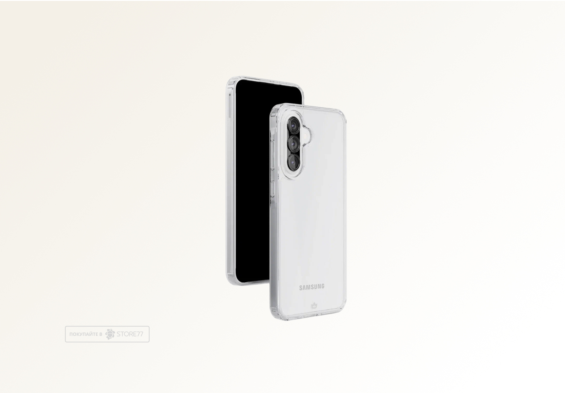 Чехол защитный VLP Crystal Case для Samsung Galaxy A36 (Прозрачный)
