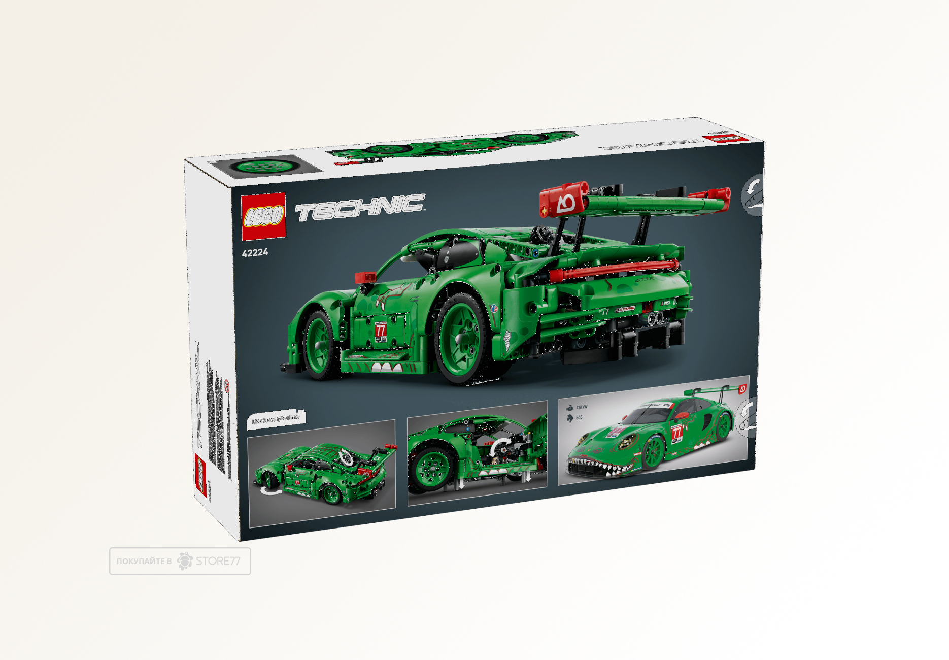 Конструктор LEGO Technic 42224 Porsche 911 GT3 R Rexy AO