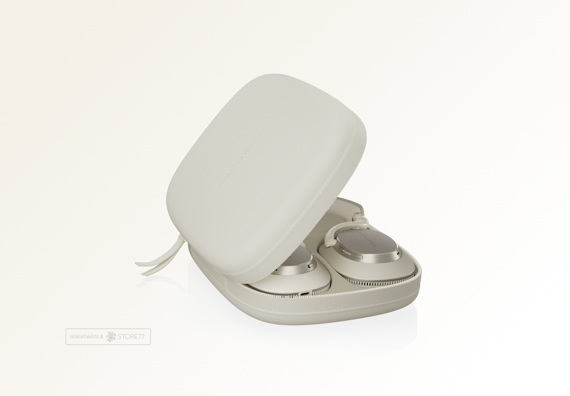 Беспроводные наушники Bowers & Wilkins Px7 S3, цвет: белый лист (Canvas White)