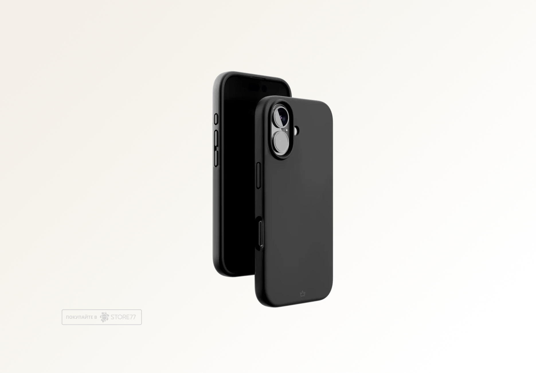 Чехол защитный VLP Aster Case с поддержкой MagSafe для iPhone 16 (Черный)