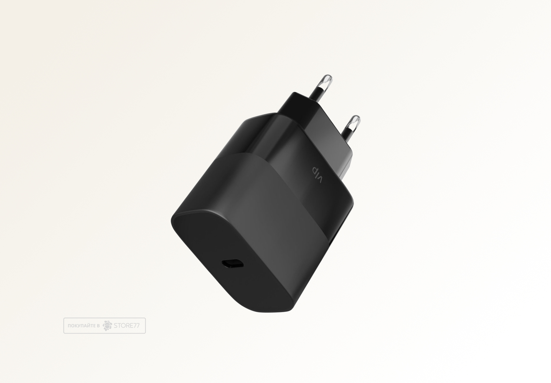 Сетевое зарядное устройство VLP 45 Вт USB-C, PD, PPS (Черное)