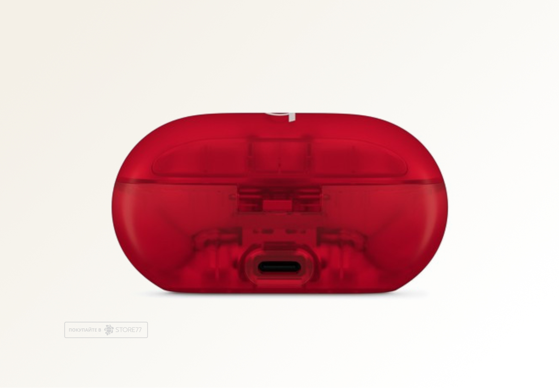 Беспроводные наушники Beats Solo Buds, цвет: прозрачный красный (Transparent Red)