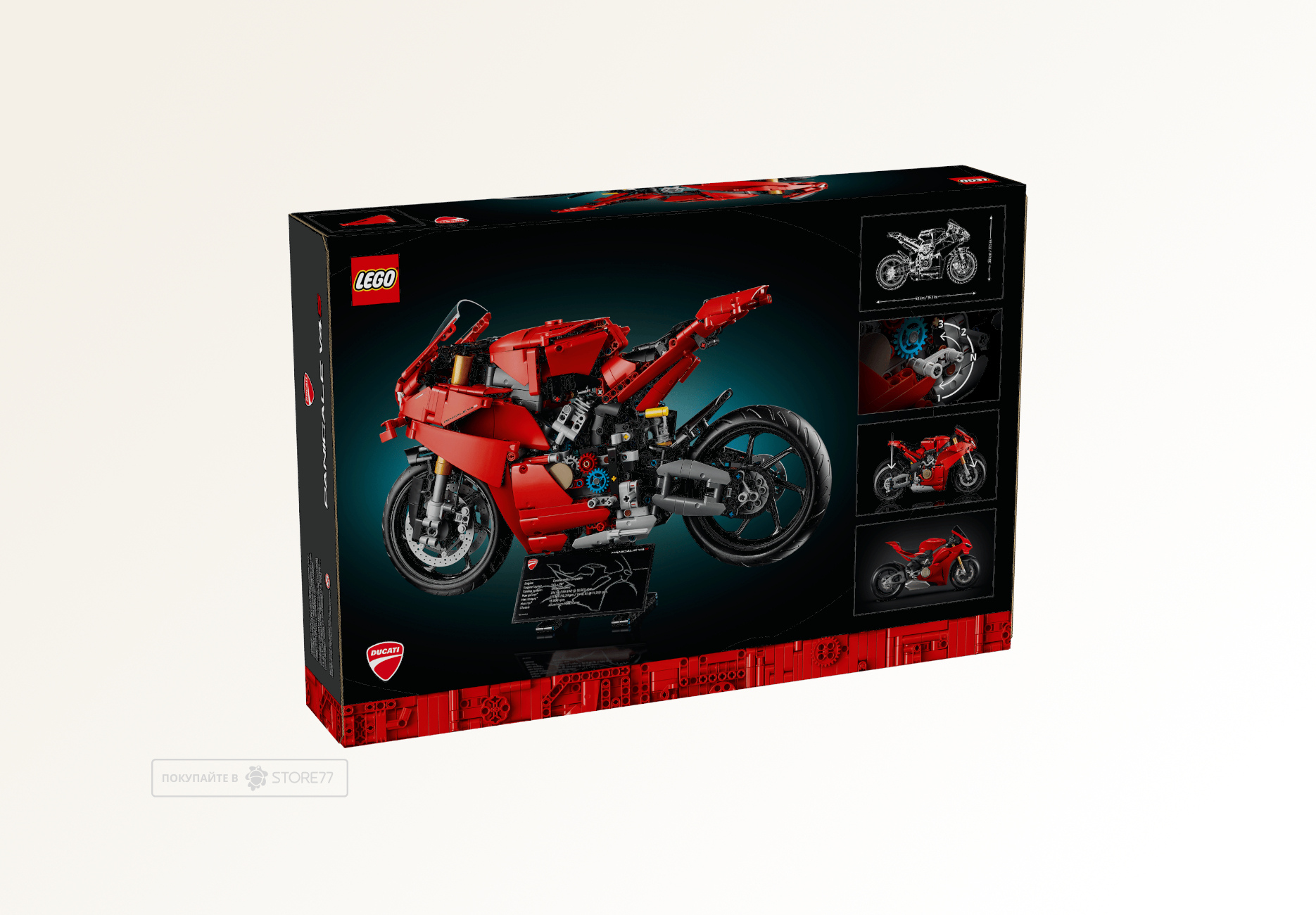 Конструктор LEGO Technic 42202 Мотоцикл Ducati Panigale V4 S