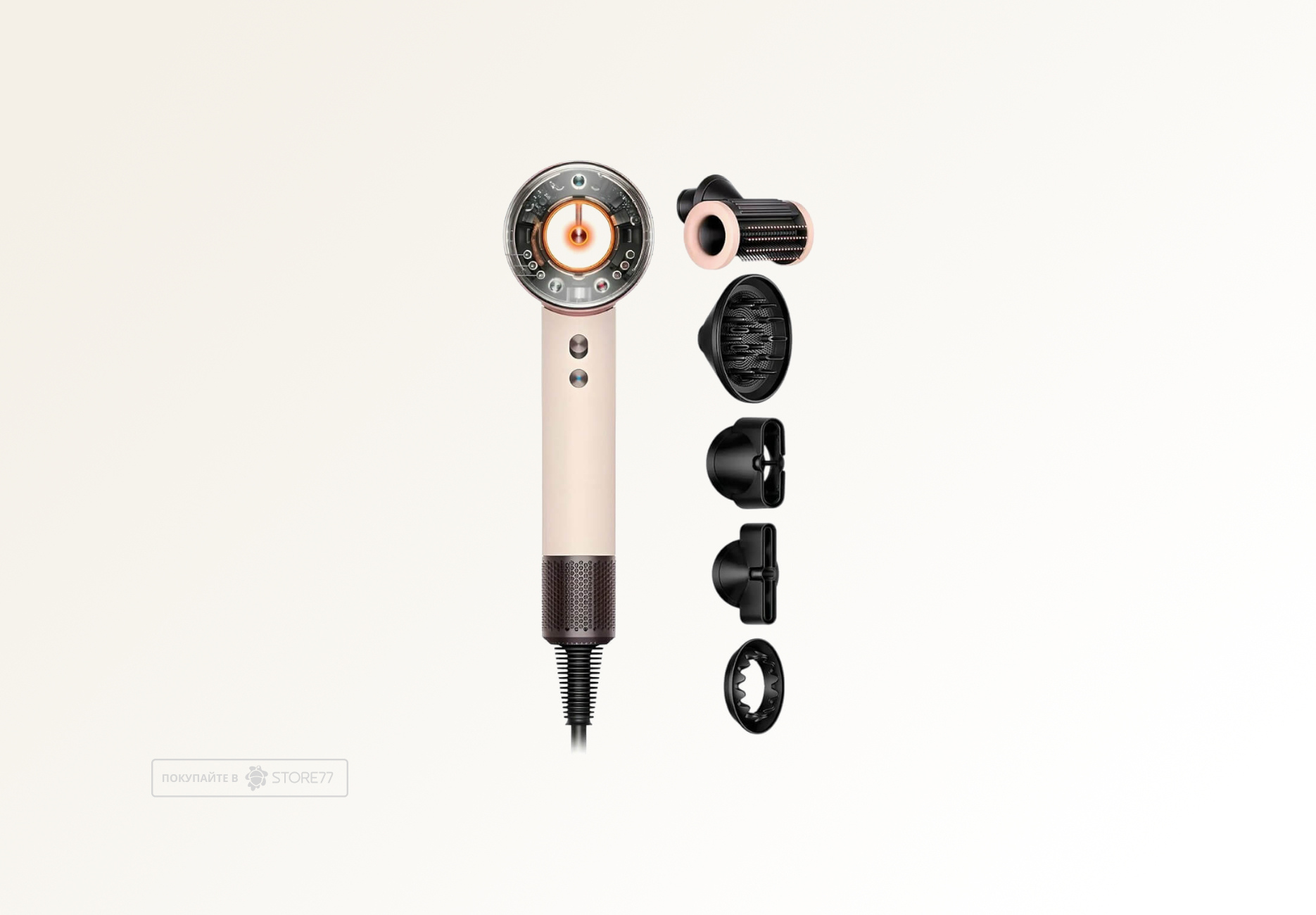 Фен Dyson Supersonic Nural HD16 для прямых волос (Straight+Wavy), цвет: керамический розовый/розовое золото (Ceramic Pink/Rose Gold)