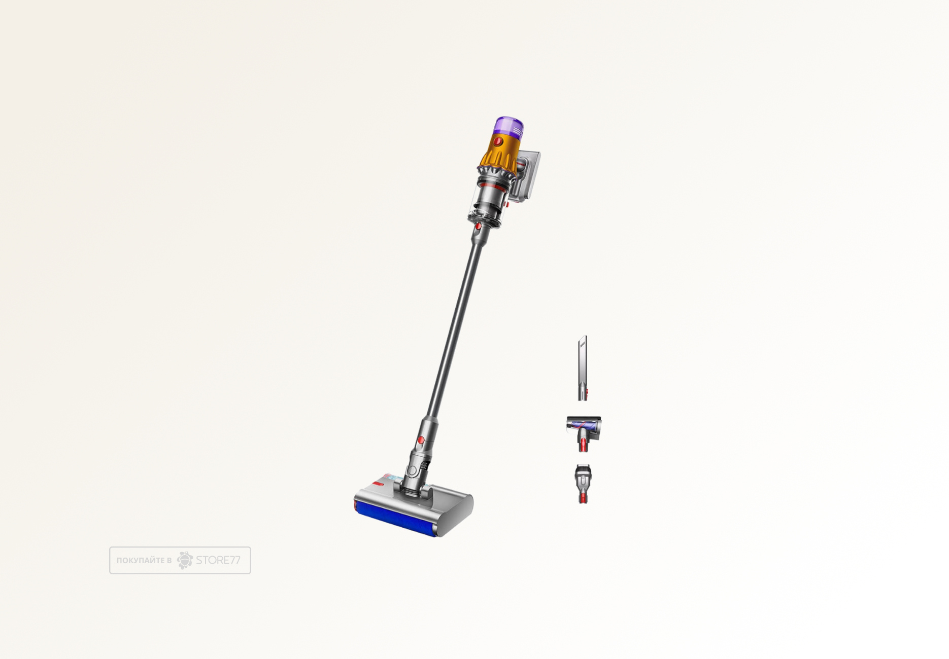 Беспроводной пылесос Dyson V12s Detect Slim Submarine (Серый/Золотой) Вилка EU