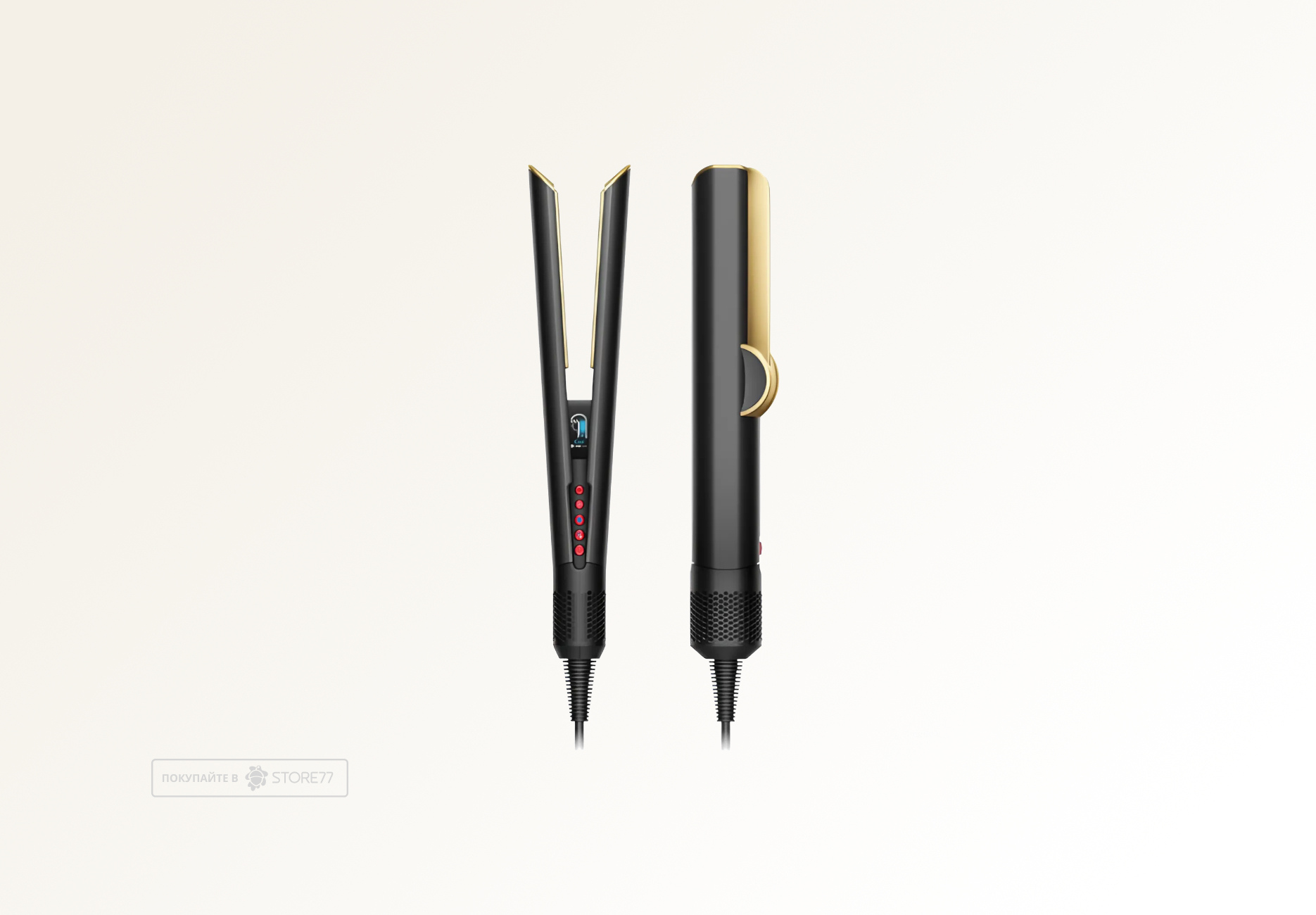 Выпрямитель Dyson Airstrait HT01, цвет: оникс/золотой (Onyx/Gold) вилка EU