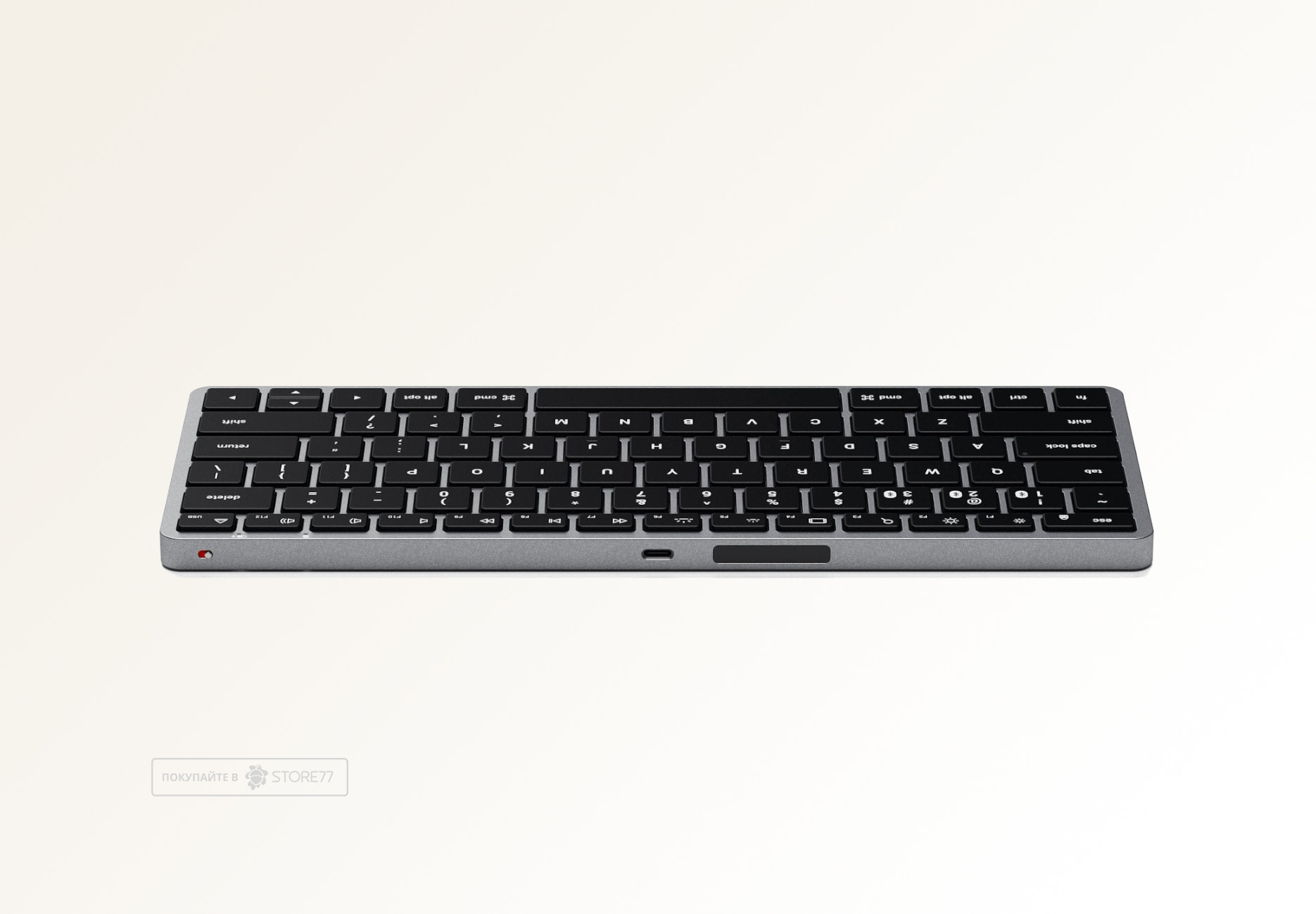 Клавиатура беспроводная Satechi Slim X1, Bluetooth (Серый космос)