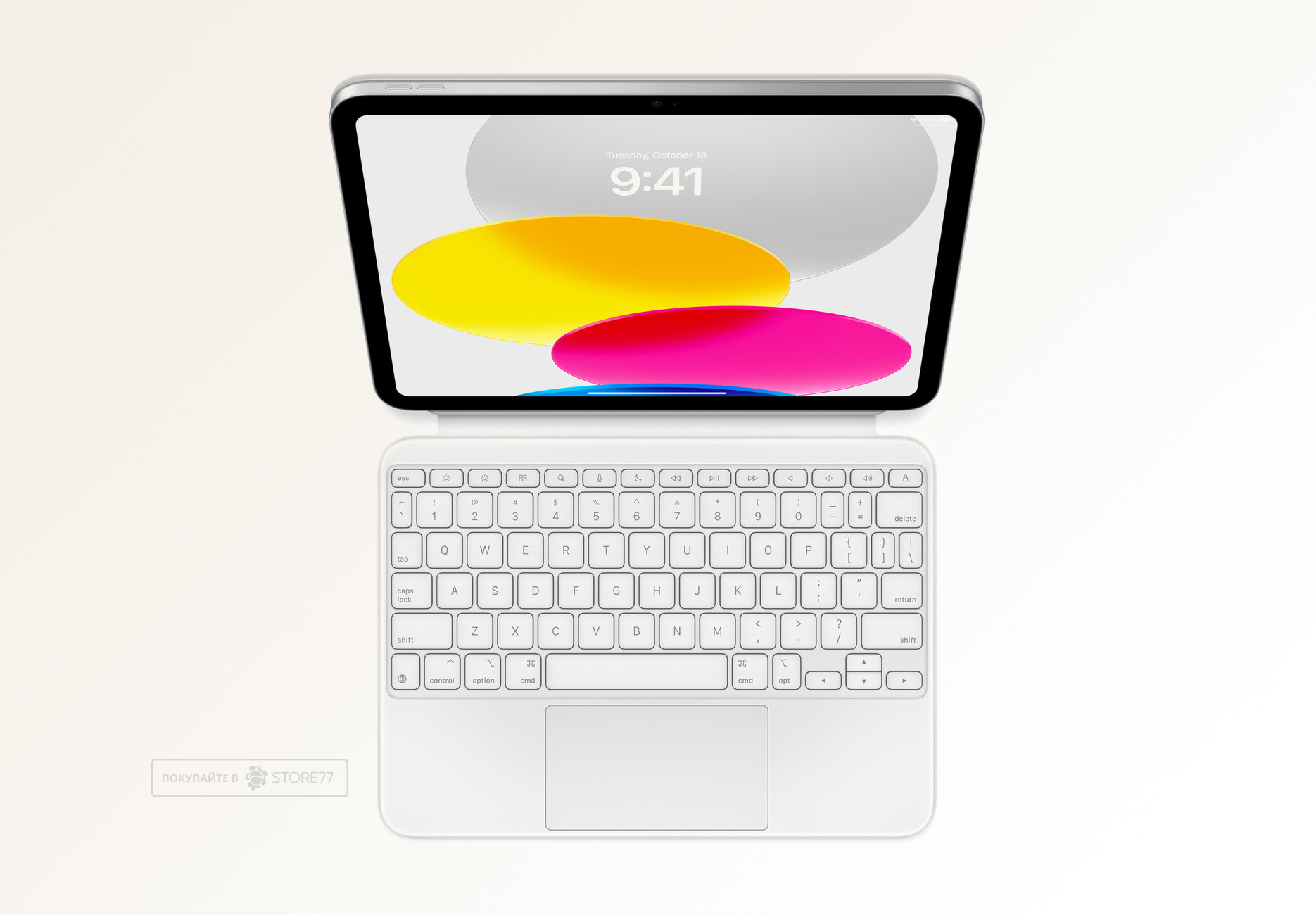 Клавиатура Apple Magic Keyboard Folio для iPad 10.9" (Белая)