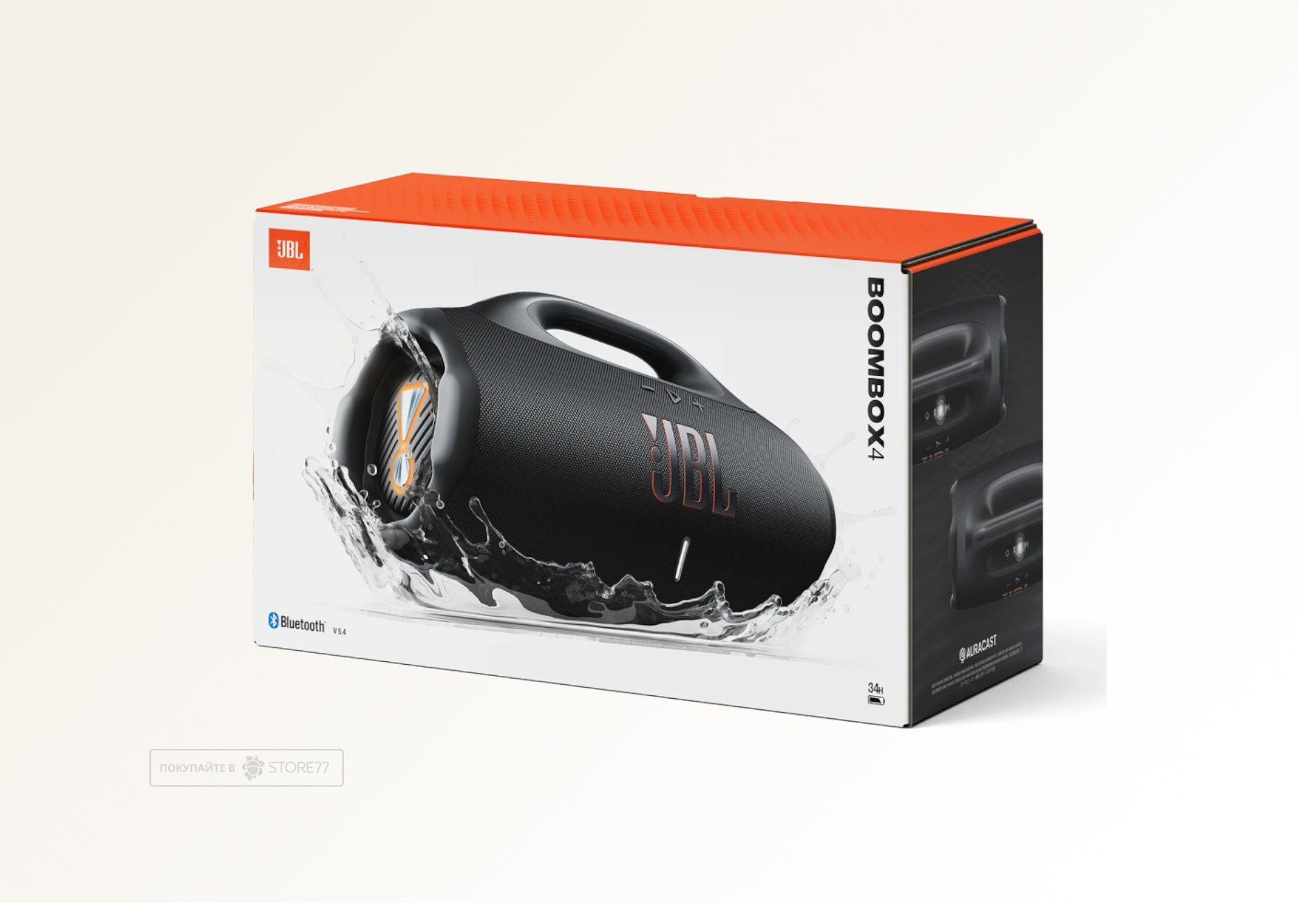 Портативная акустика JBL Boombox 4 (Черная)
