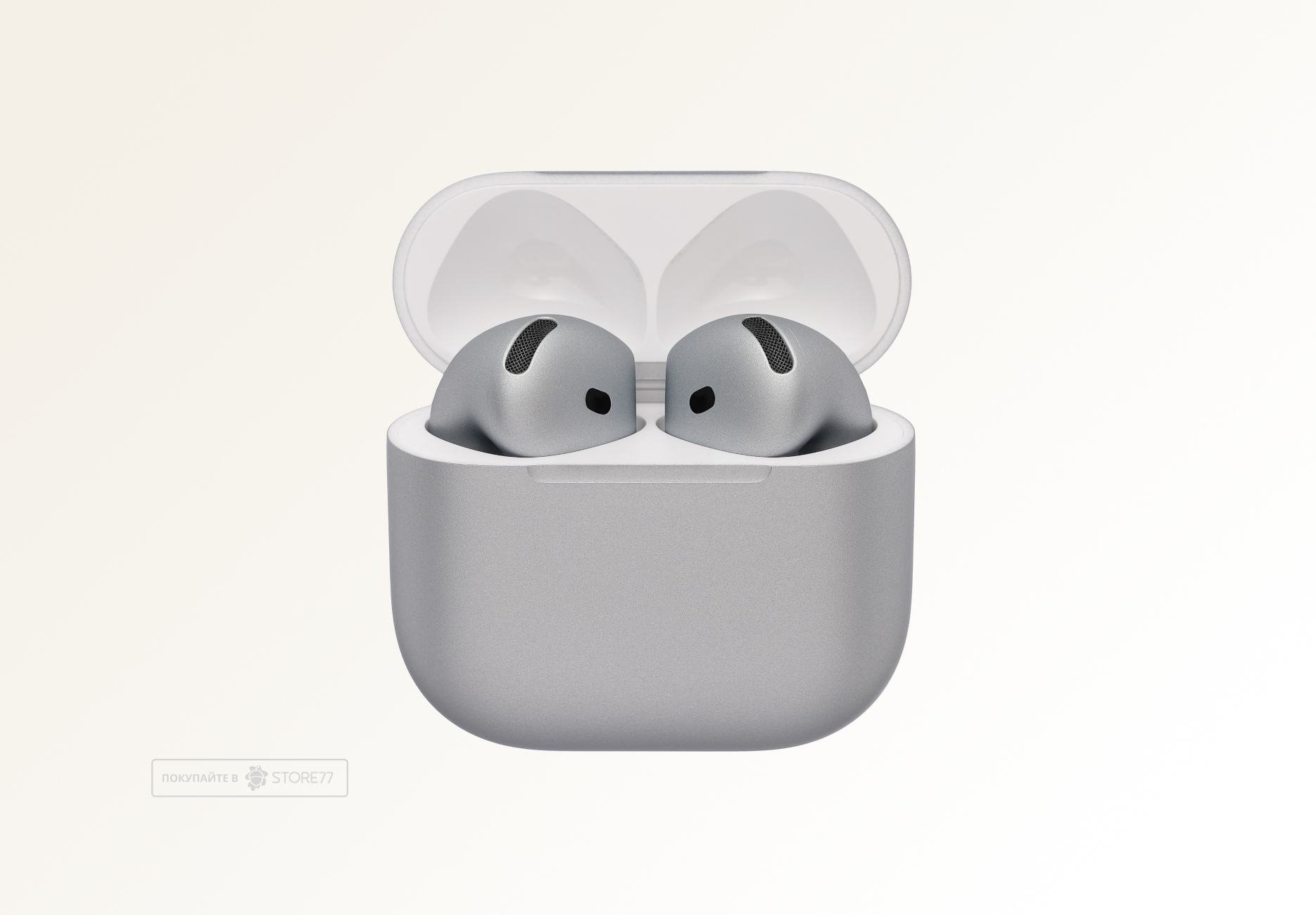 Беспроводные наушники Apple AirPods 4 (Серебристый)