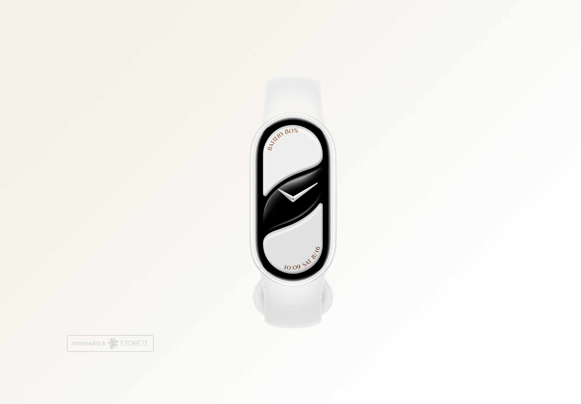 Фитнес-браслет Xiaomi Smart Band 10 Ceramic Edition, цвет: белый перламутр (Pearl White)