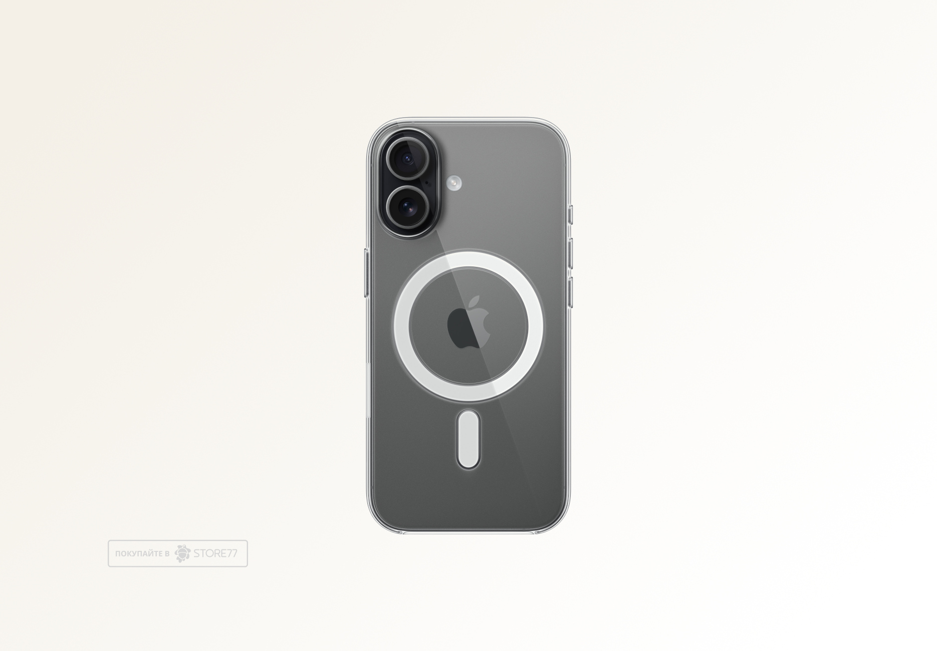 Чехол Apple Clear Case с поддержкой MagSafe для iPhone 17, цвет: прозрачный (Clear)