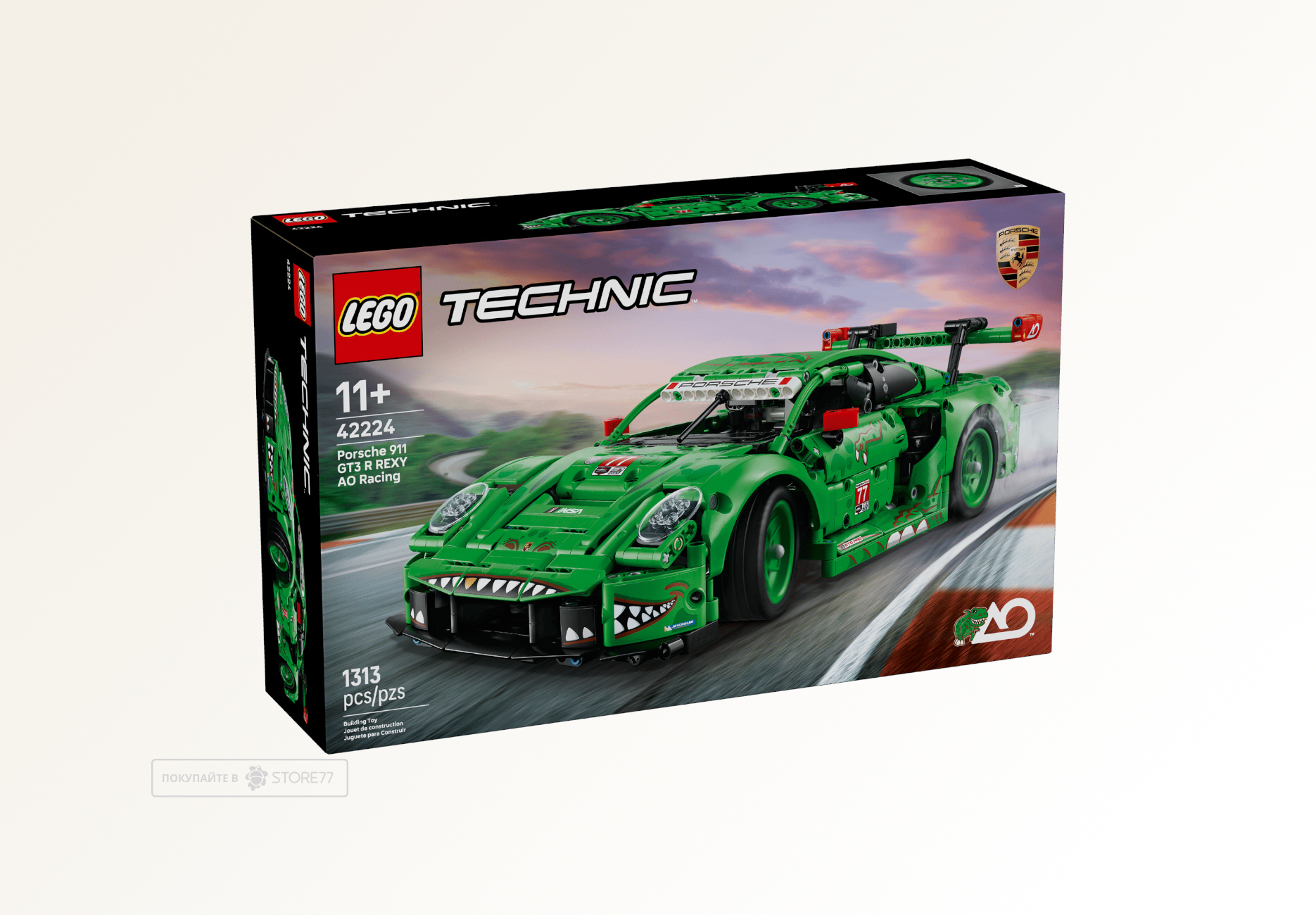 Конструктор LEGO Technic 42224 Porsche 911 GT3 R Rexy AO