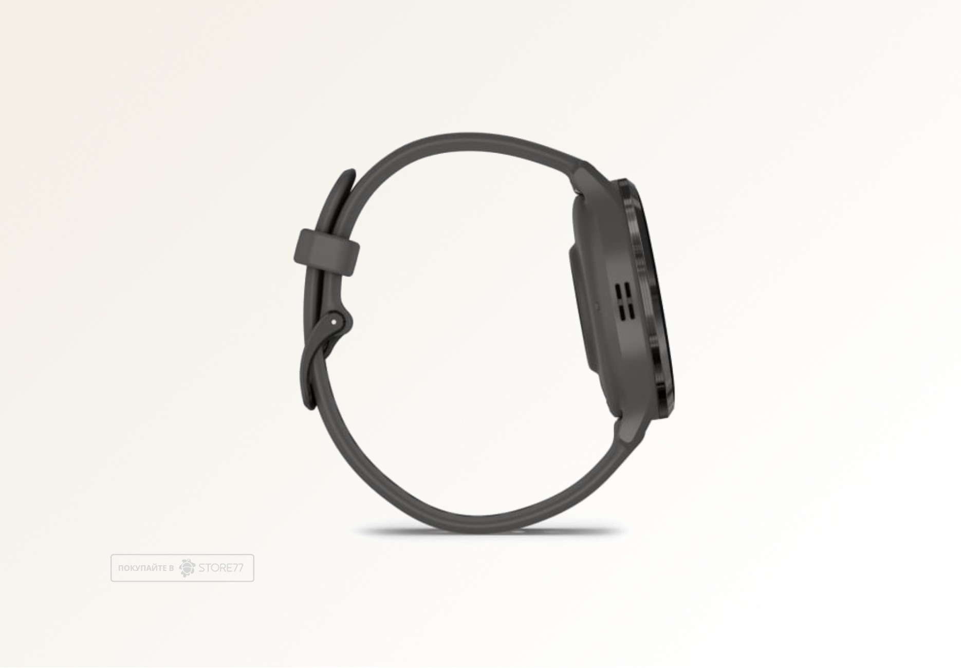 Умные часы Garmin VENU 3s 41 мм, корпус: серый (Slate), с серым силиконовым ремешком (Pebble/Gray)