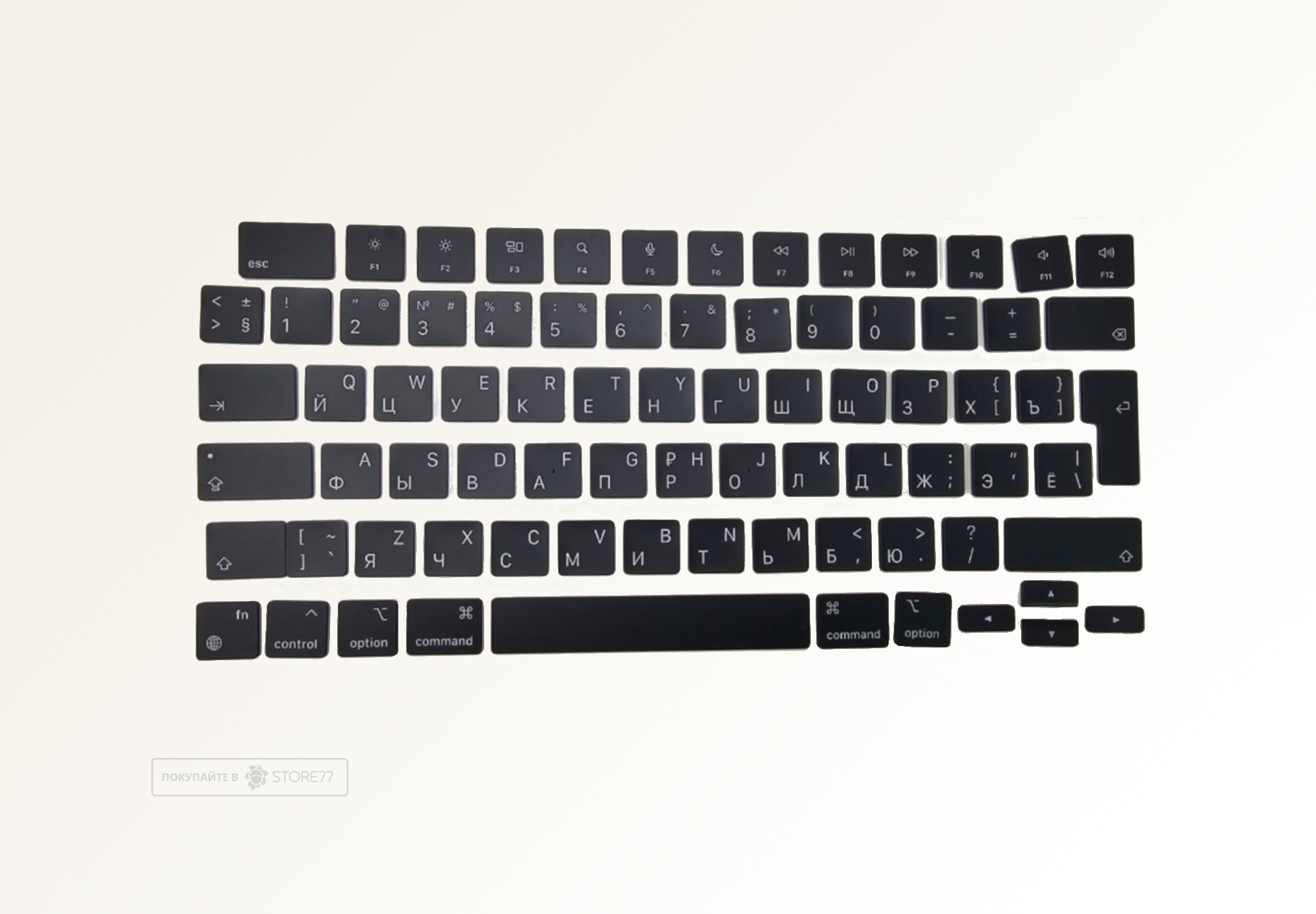 Комплект клавиш РСТ для Macbook (синий)