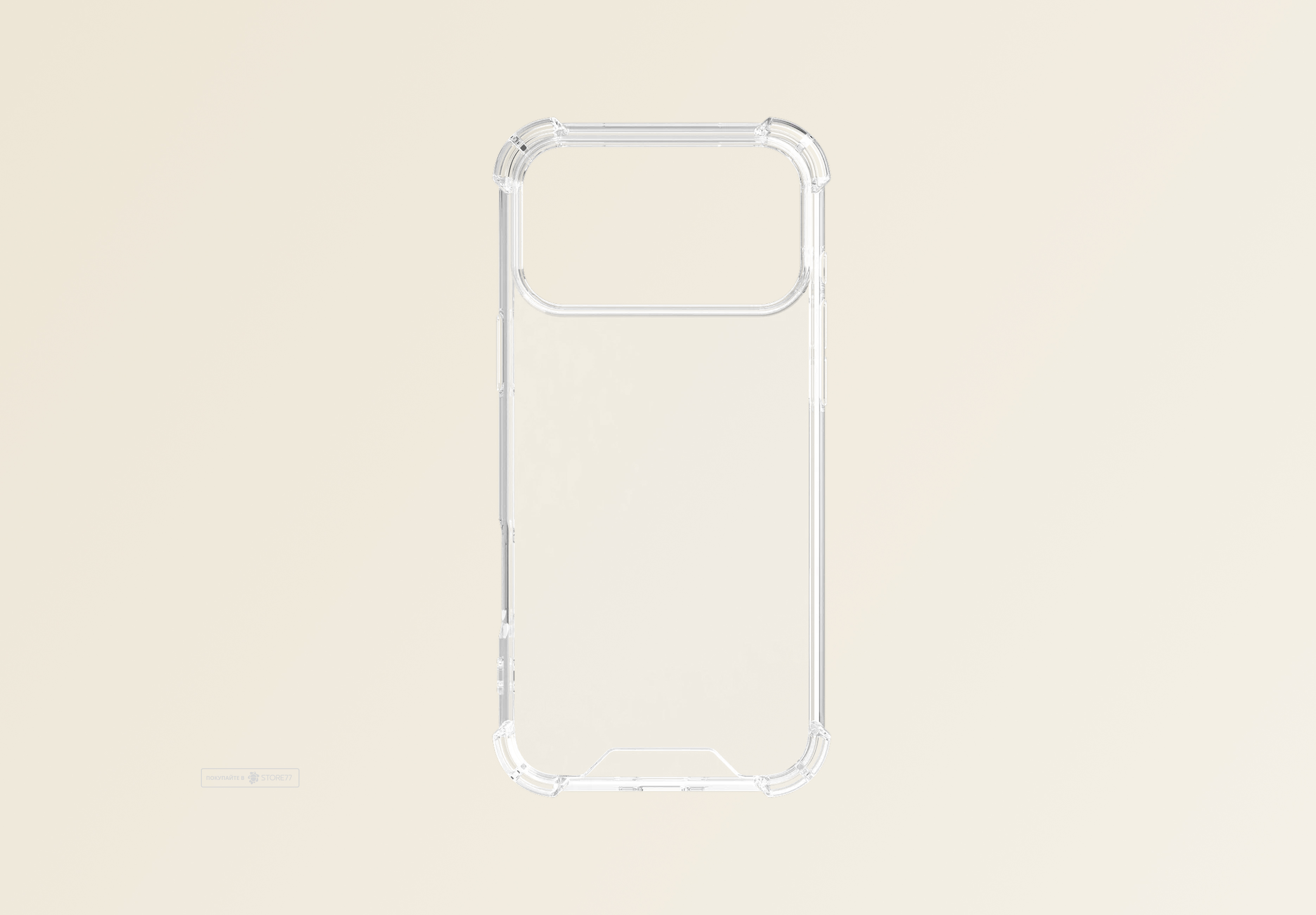 Чехол JUST USE Combo Protect для iPhone 17 Pro (Прозрачный)
