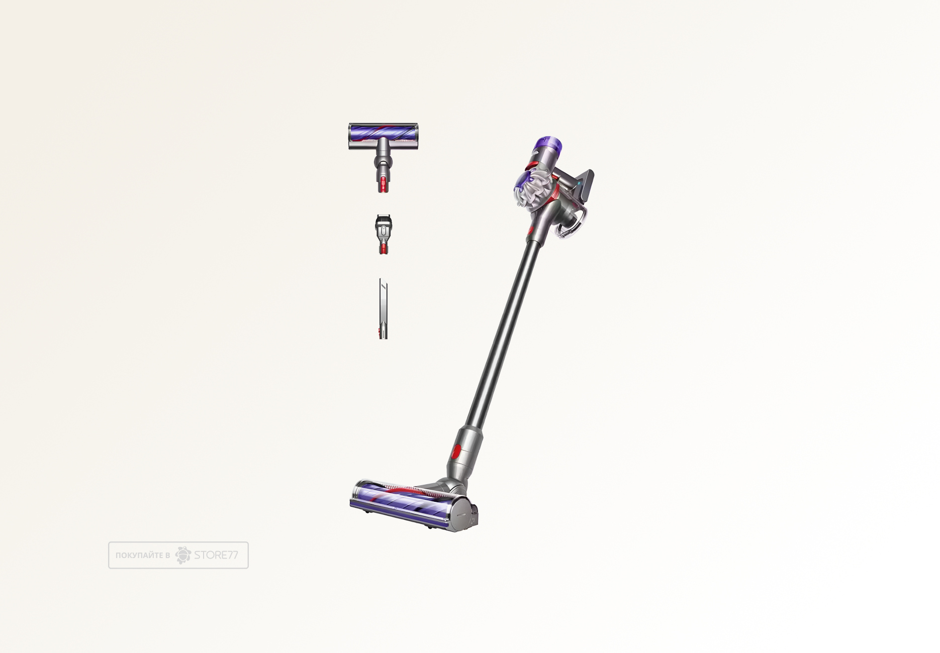 Беспроводной пылесос Dyson V8 Advanced (Серебро/Никель)