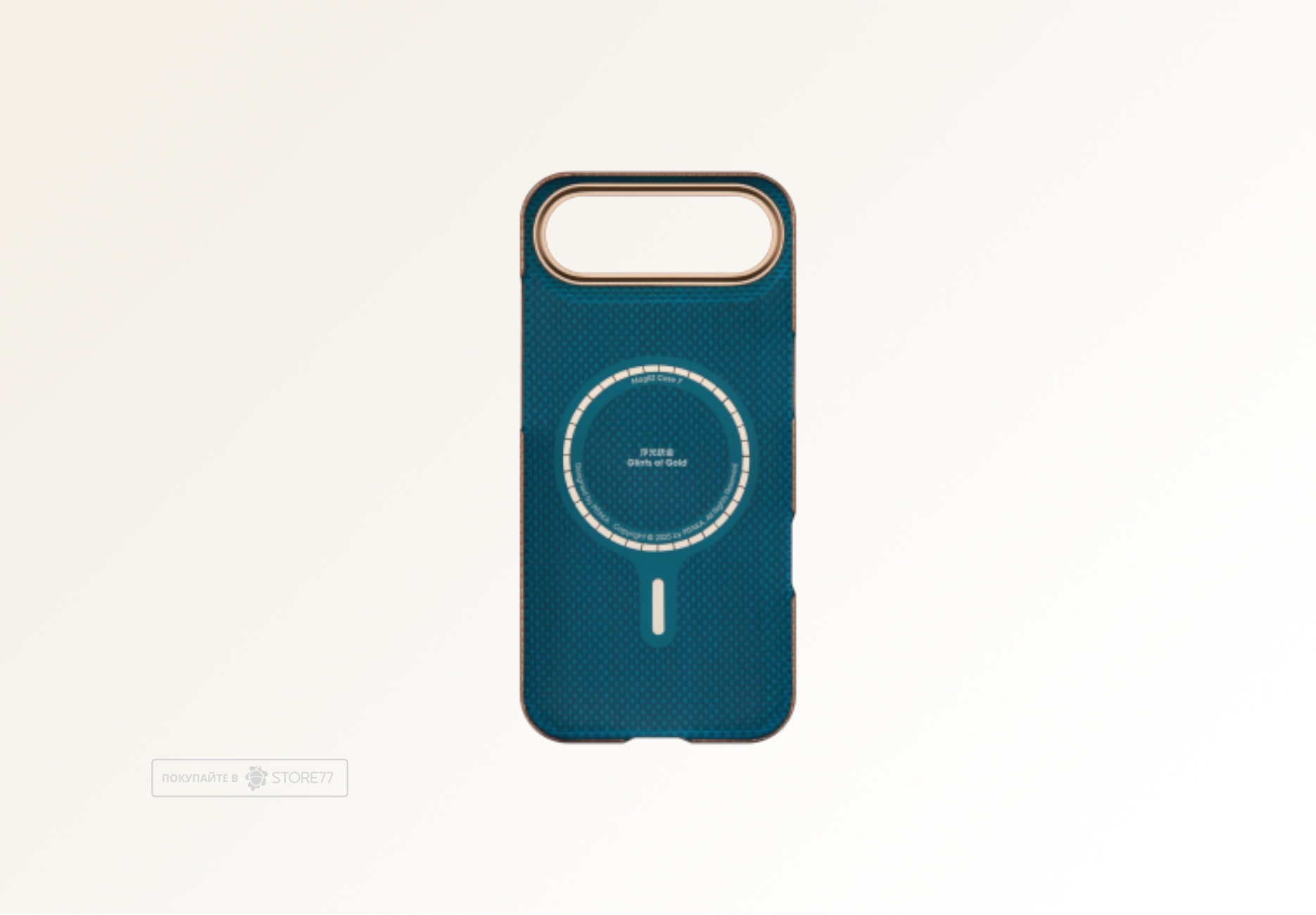 Чехол Pitaka Ultra-Slim Case для iPhone Air, принт: золотой/звезды (Golden Glint)