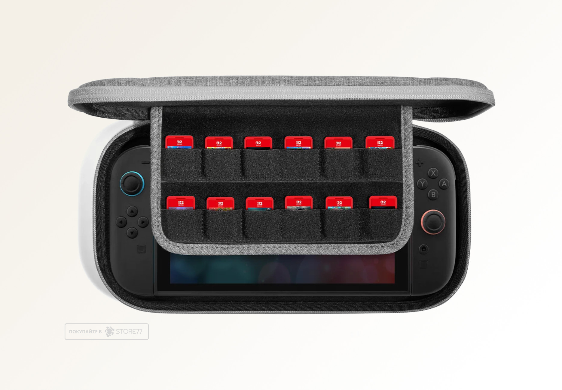 Чехол Tomtoс Gaming для Nintendo Switch 2 (Серый)