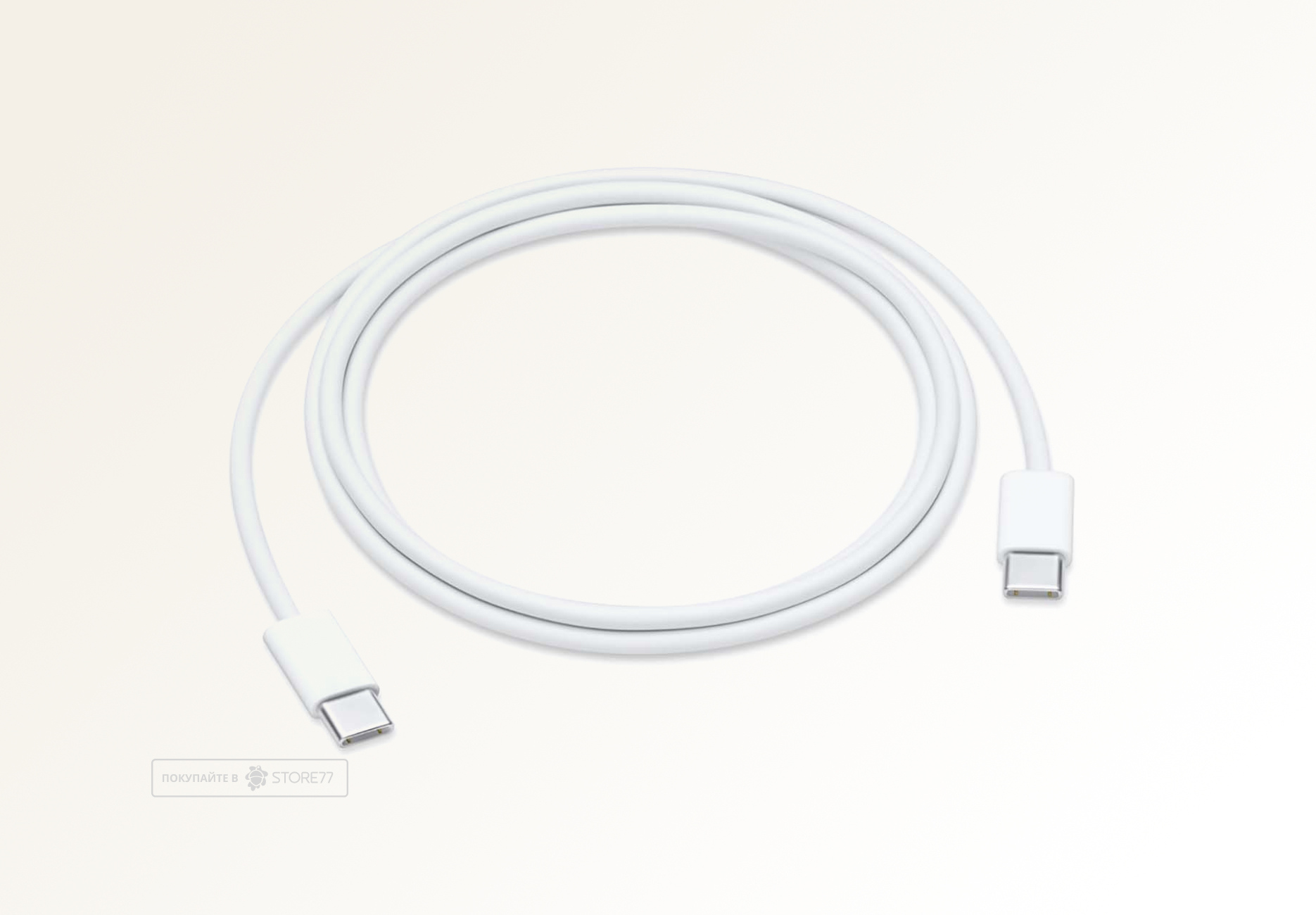 Кабель Apple USB-C - USB-C, 1 м (Белый)