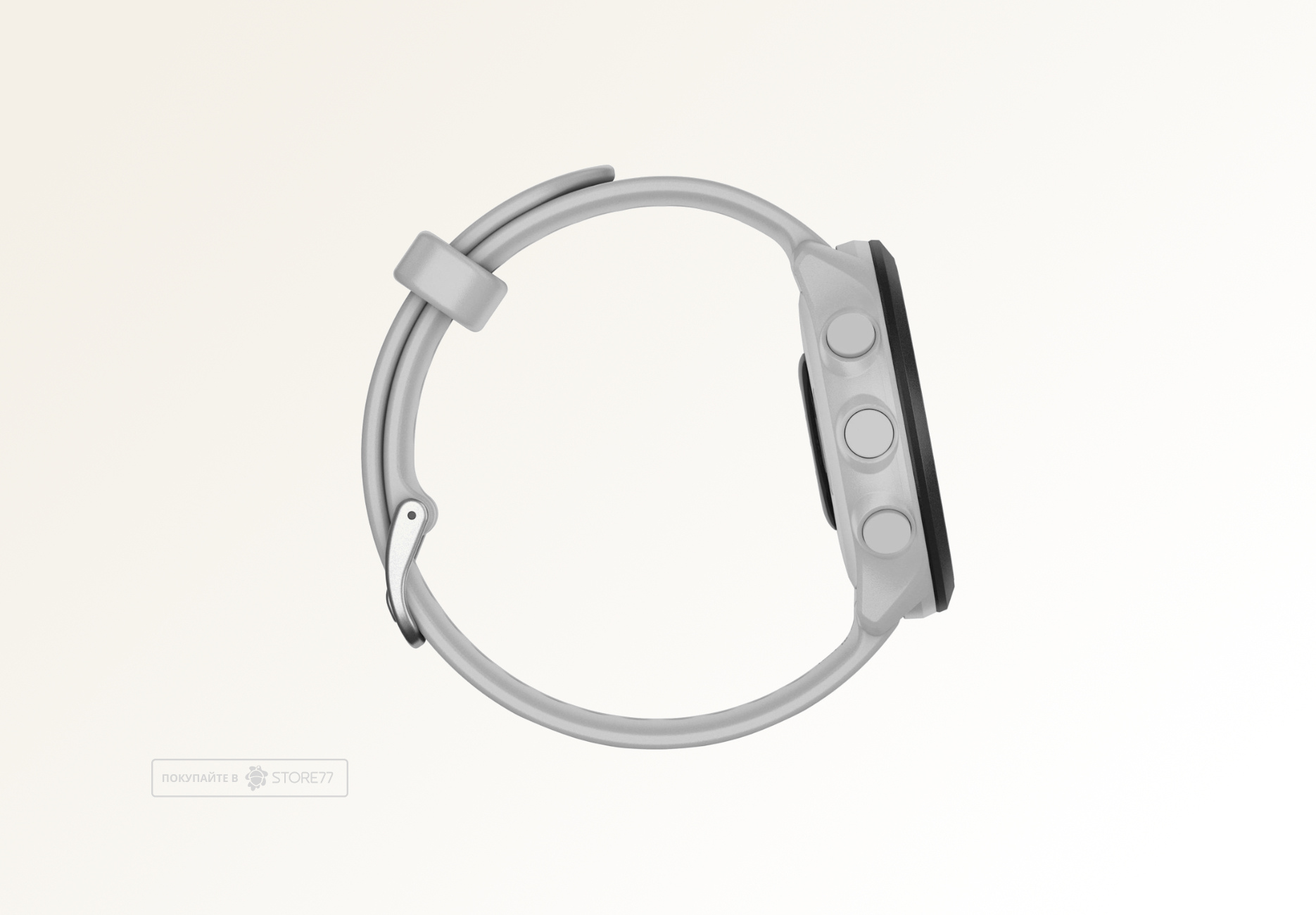 Умные часы Garmin FORERUNNER 55 42 мм, корпус: белый, с белым силиконовым ремешком (White)