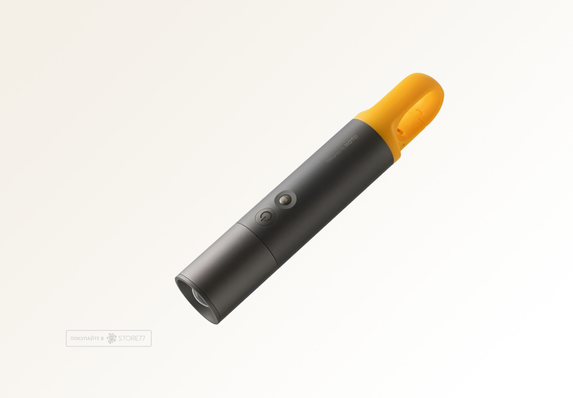 Фонарик HOTO Flashlight Lite (Серебристый/Желтый)