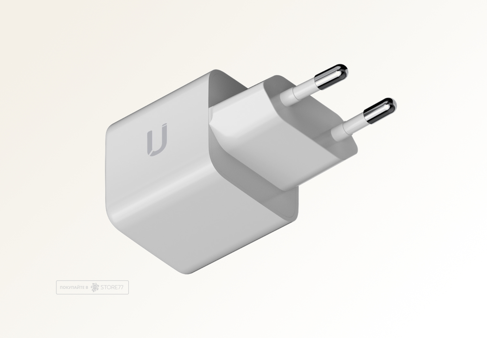 Сетевое зарядное устройство JUST USE 30 Вт GaN USB-С (Белое)