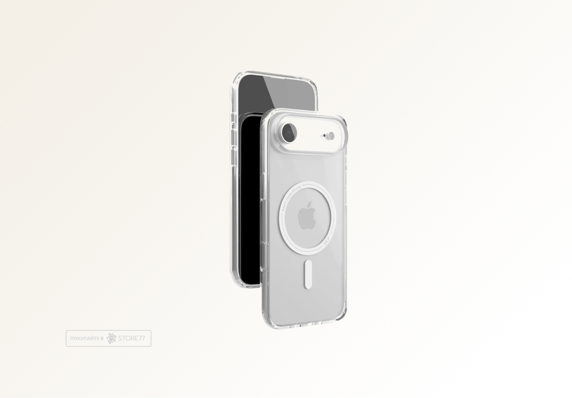 Чехол защитный VLP Diamond Case с поддержкой MagSafe для iPhone Air (Прозрачный)