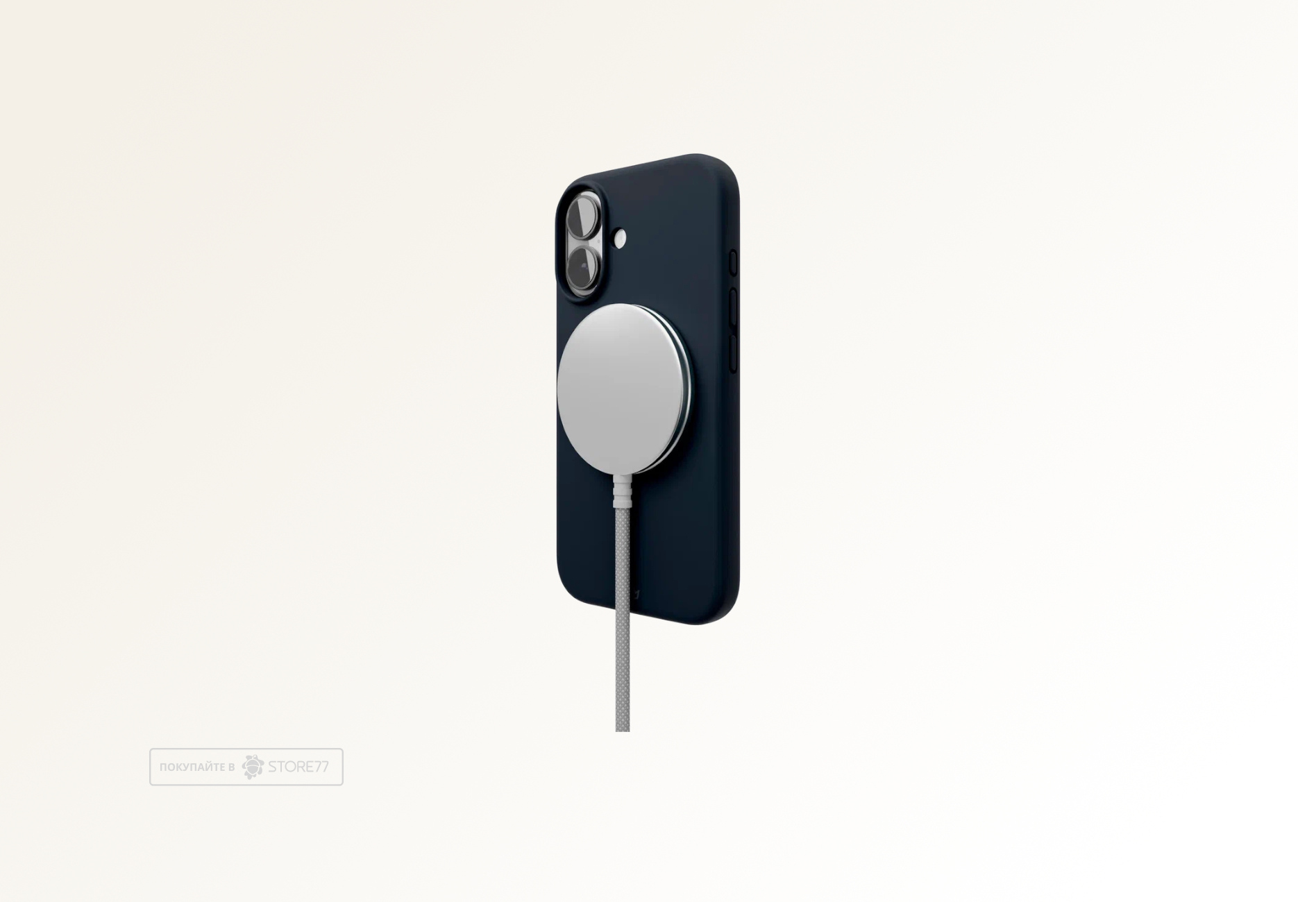 Чехол защитный VLP Aster Case с поддержкой MagSafe для iPhone 16 (Темно-синий)