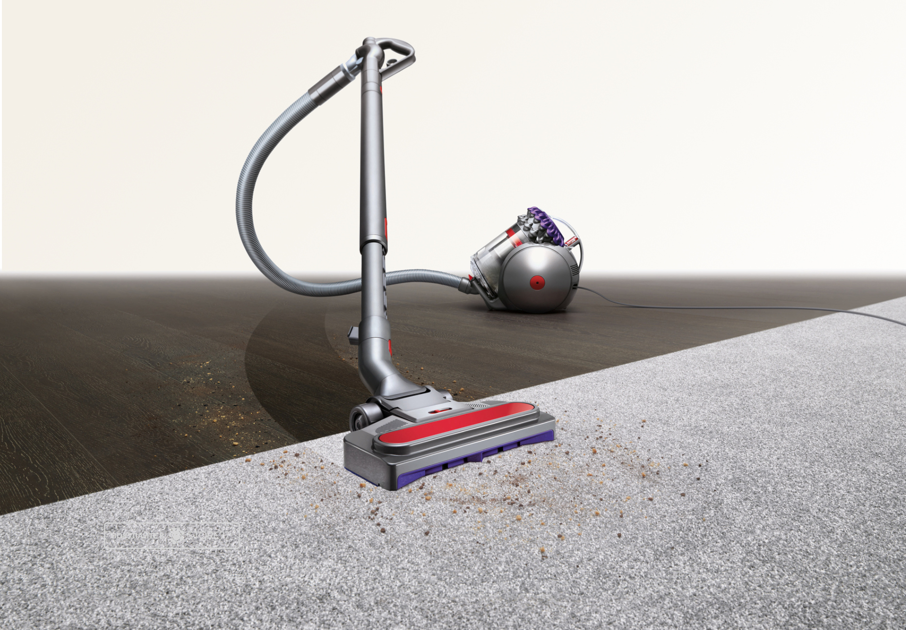 Пылесос Dyson Cinetic Big Ball Parquet 2 (Серый/Фиолетовый)