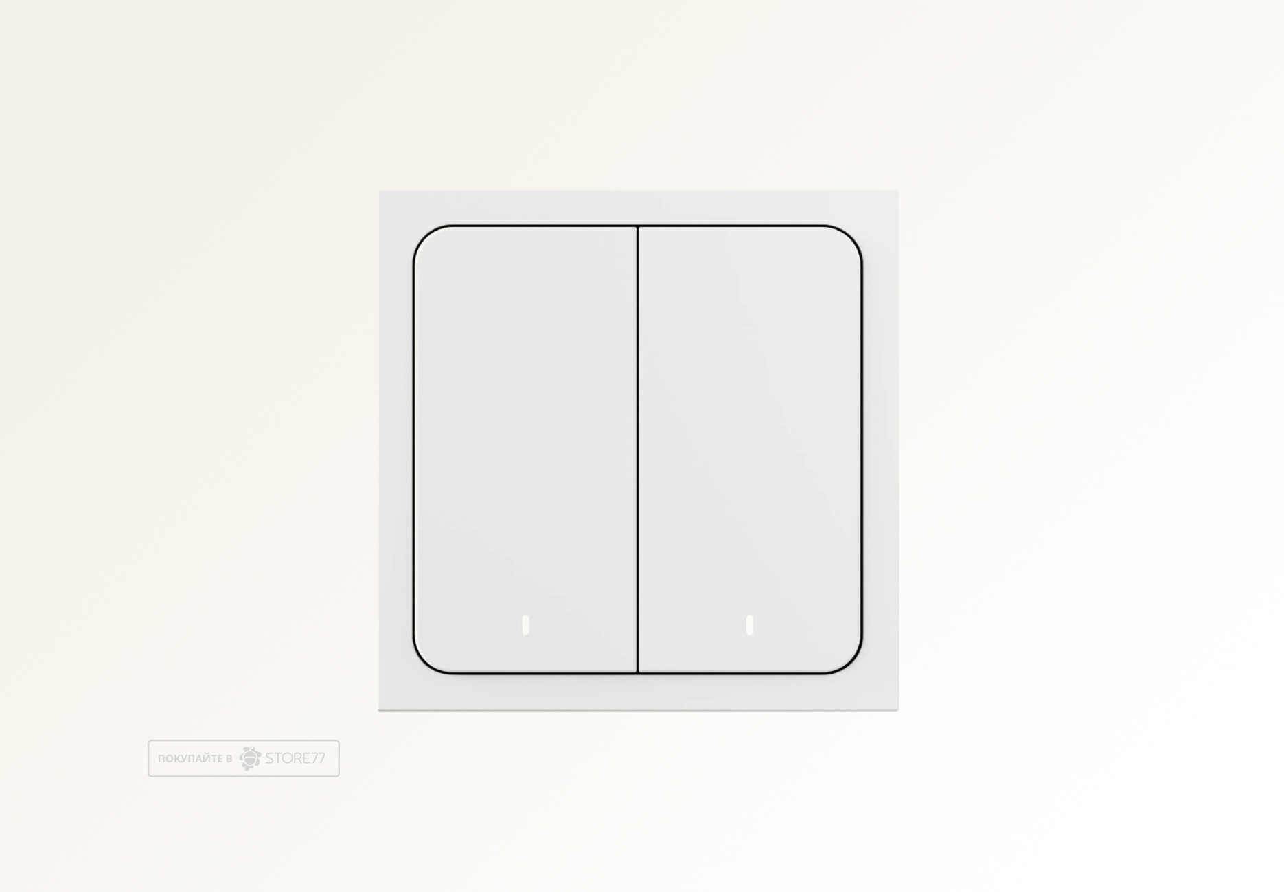 Умный выключатель Яндекс с Zigbee (2 клавиши)