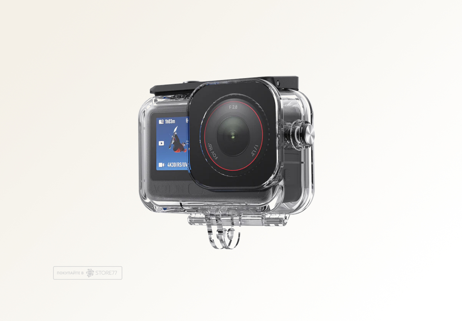 Водонепроницаемый чехол Telesin для DJI Osmo Action 6
